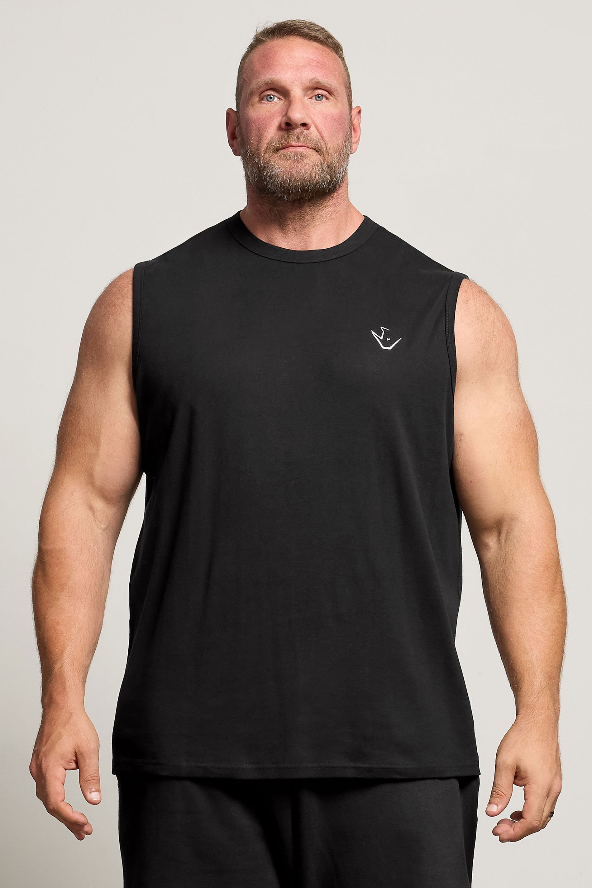 IronRhino Big & Tall Black 'Rest Day' Vest | BadRhino 1