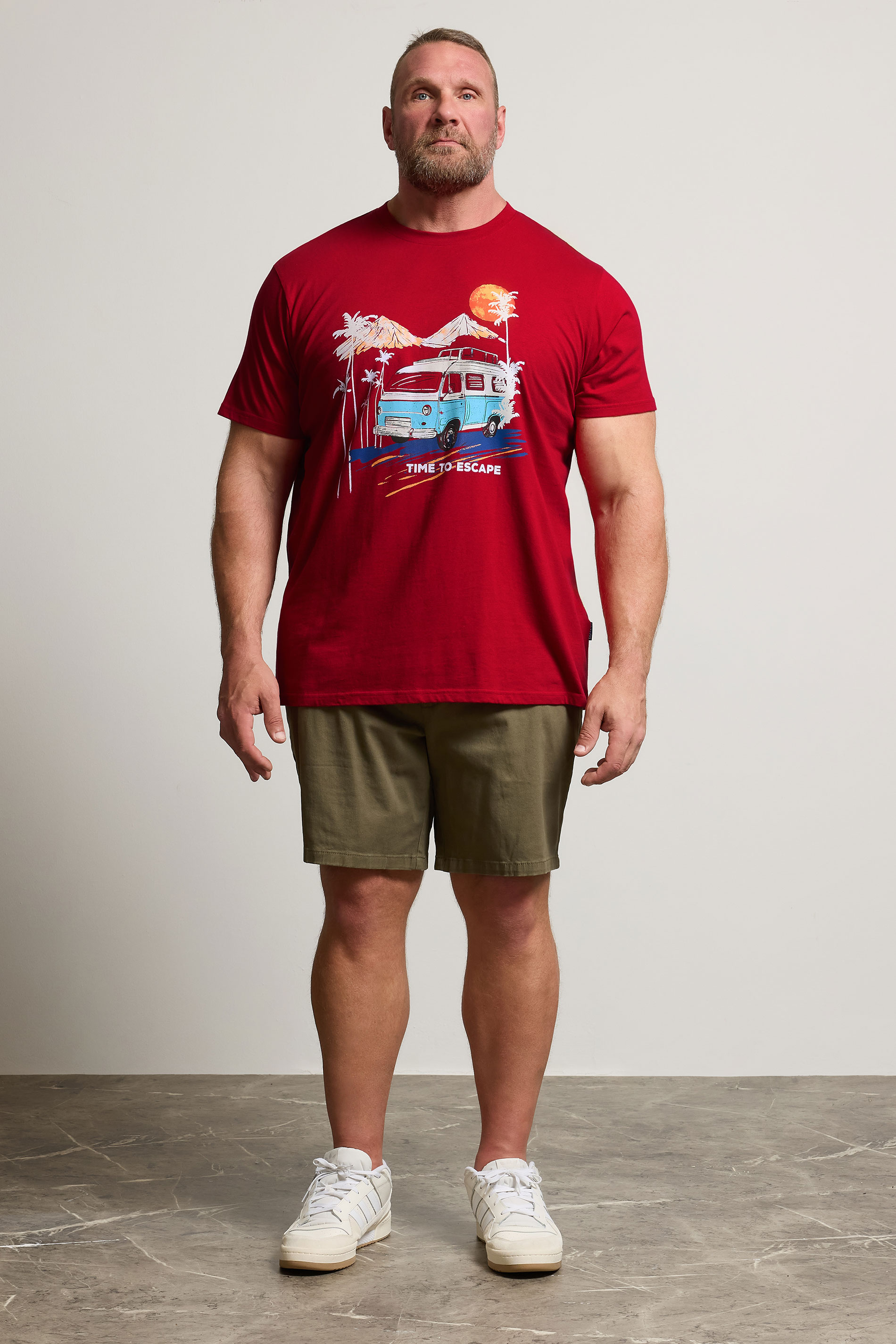 BadRhino Big & Tall Red Camper Graphic T-Shirt | BadRhino 2