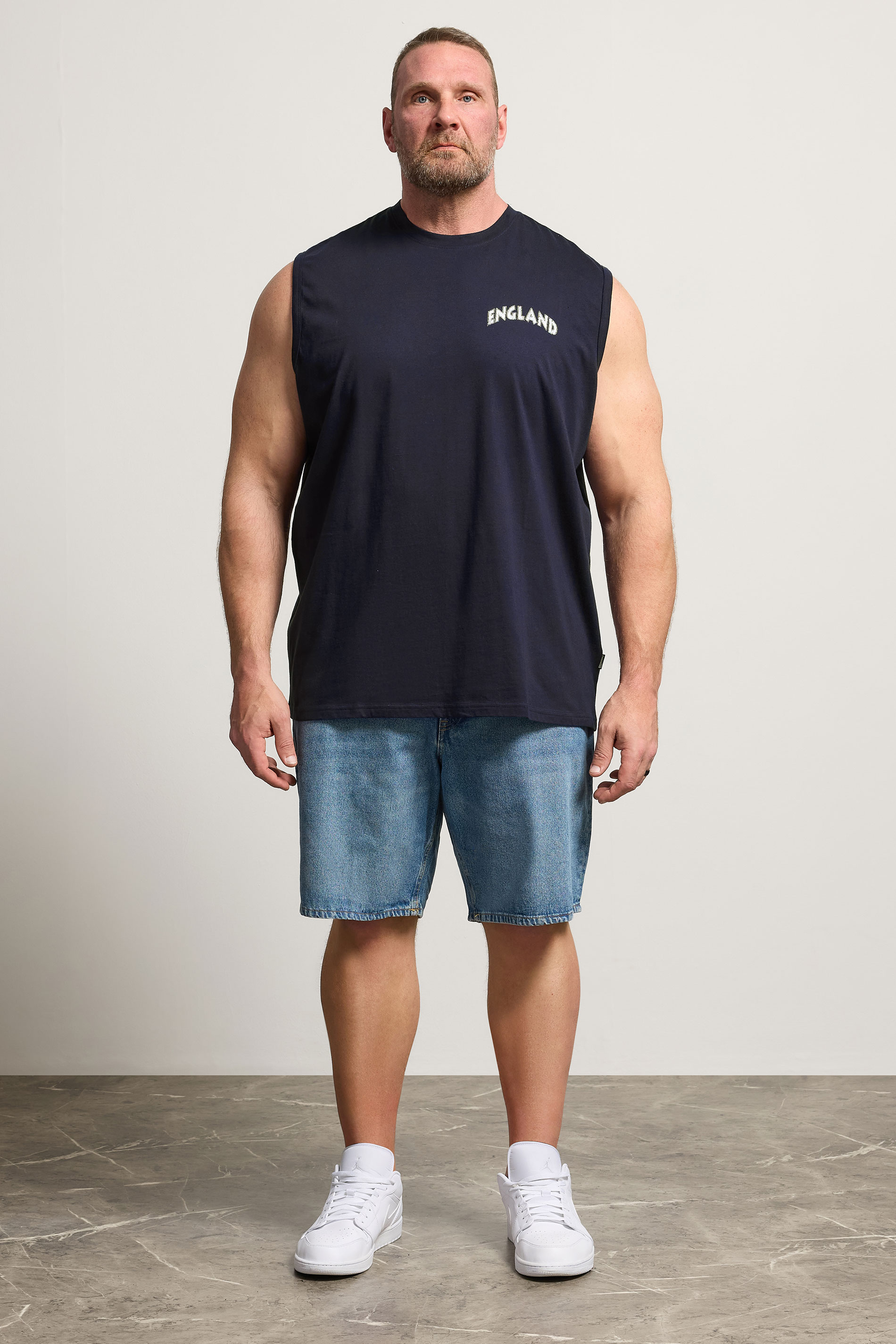 BadRhino Big & Tall Navy Blue England '66 Vest | BadRhino 4