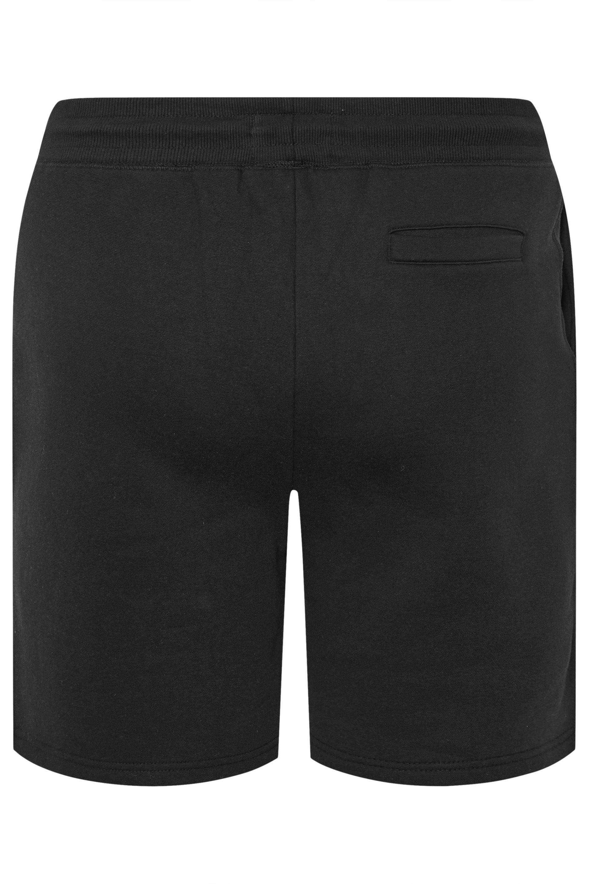 BadRhino Big & Tall Black Jogger Shorts | BadRhino 6