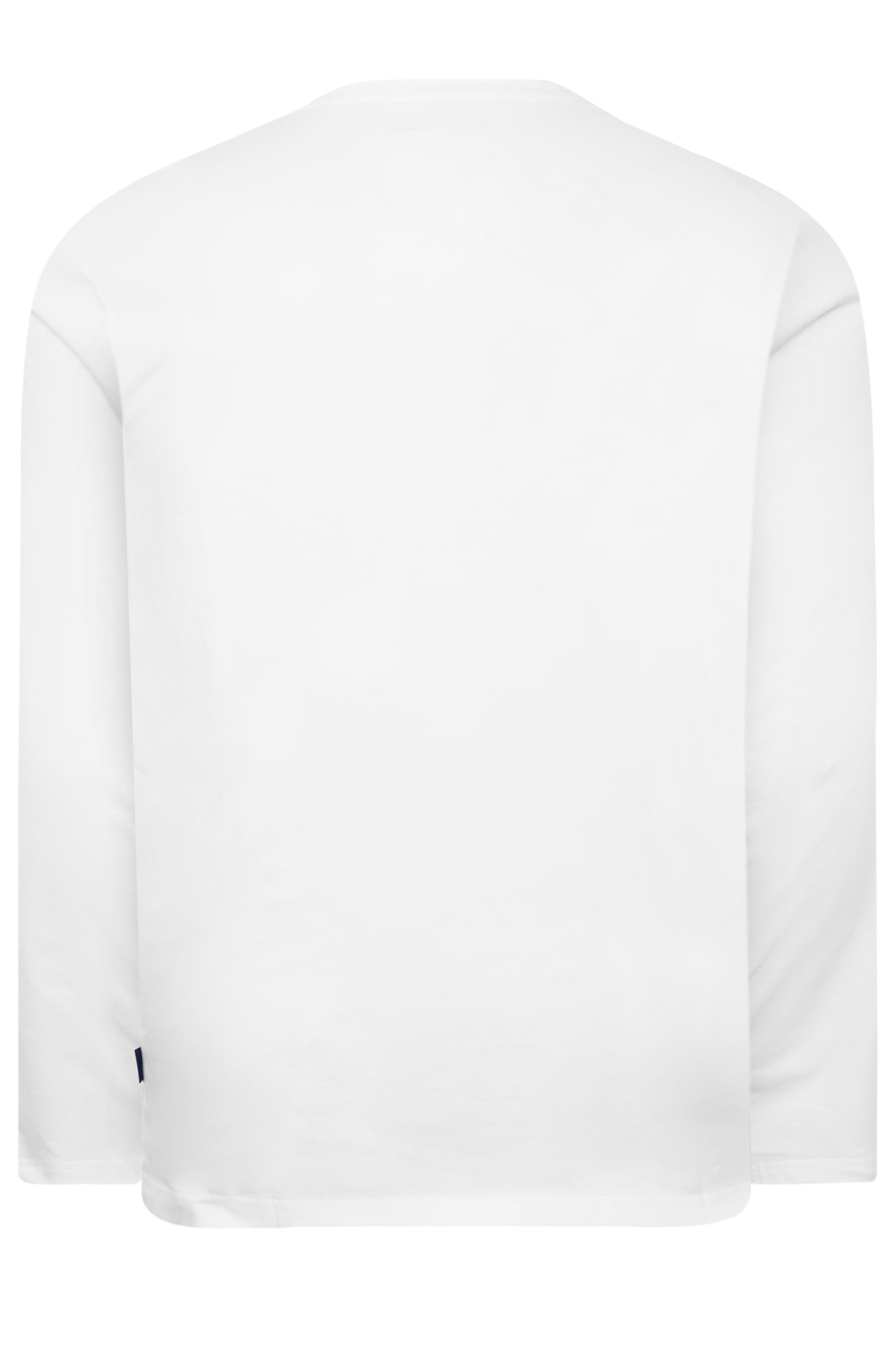 BadRhino Big & Tall White Extra Long Core Long Sleeve T-Shirt | BadRhino 4