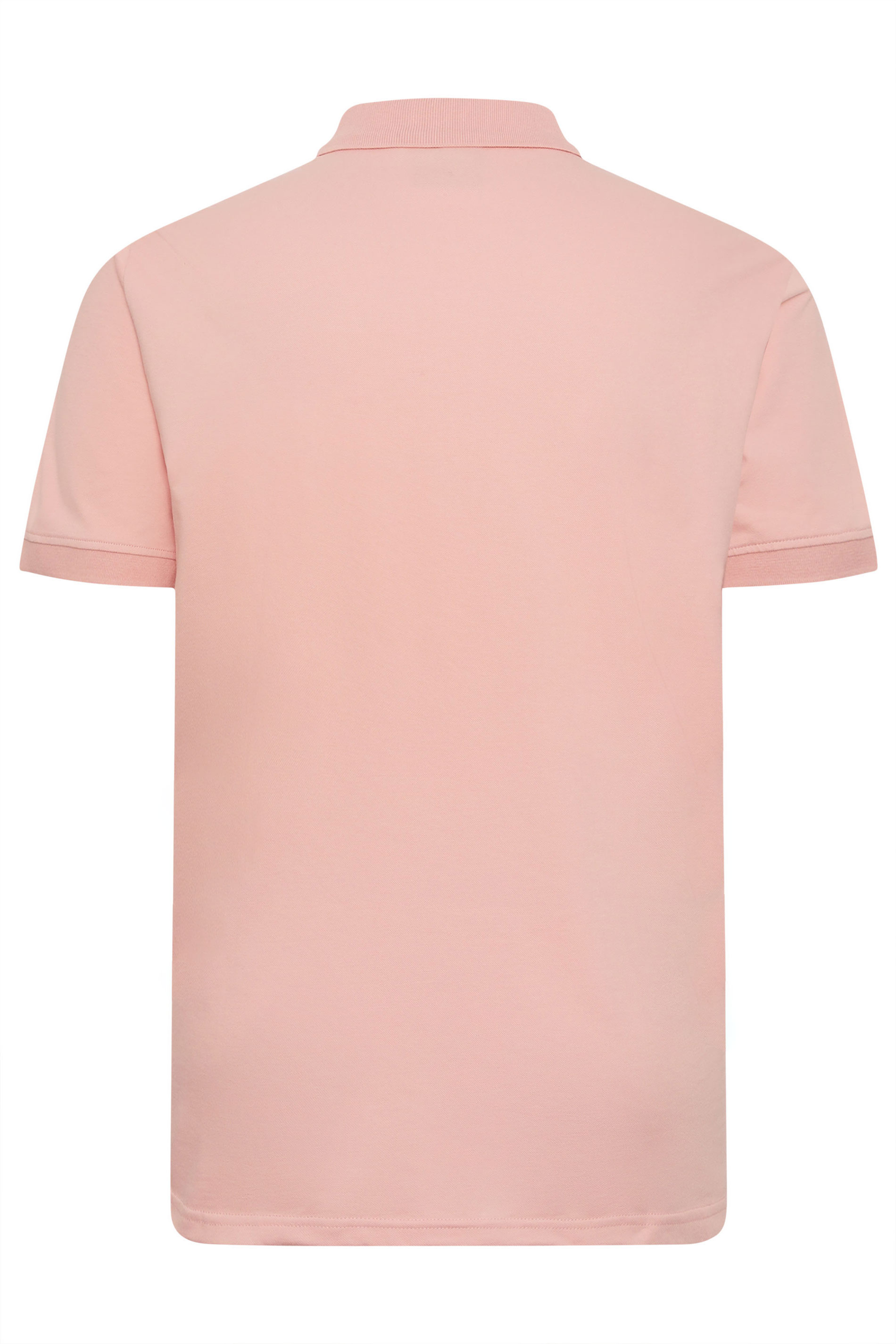 LYLE & SCOTT Big & Tall Grapefruit Pink Core Polo Shirt | BadRhino 4