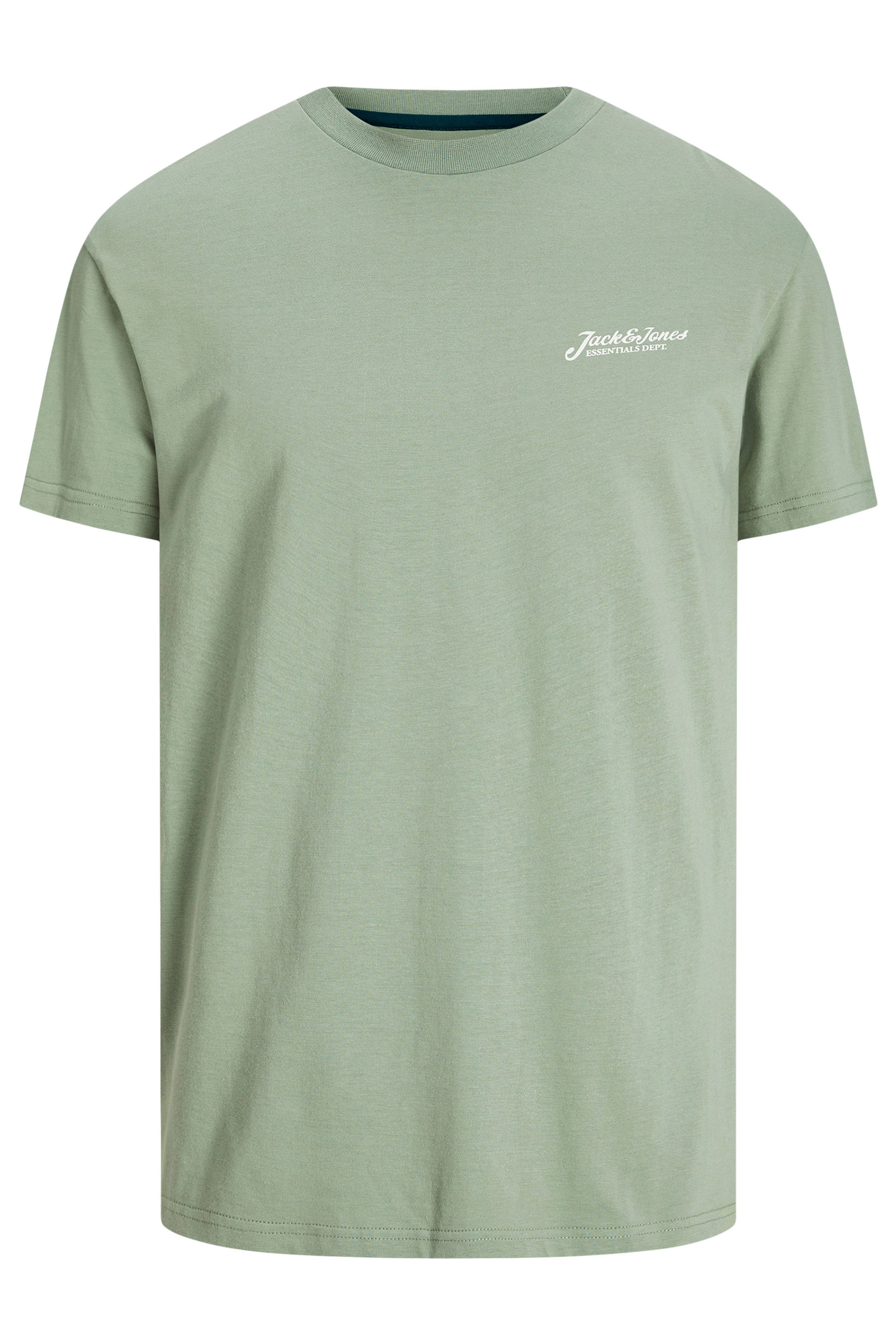 JACK & JONES Big & Tall Light blue & Black Core T-Shirts | BadRhino 5