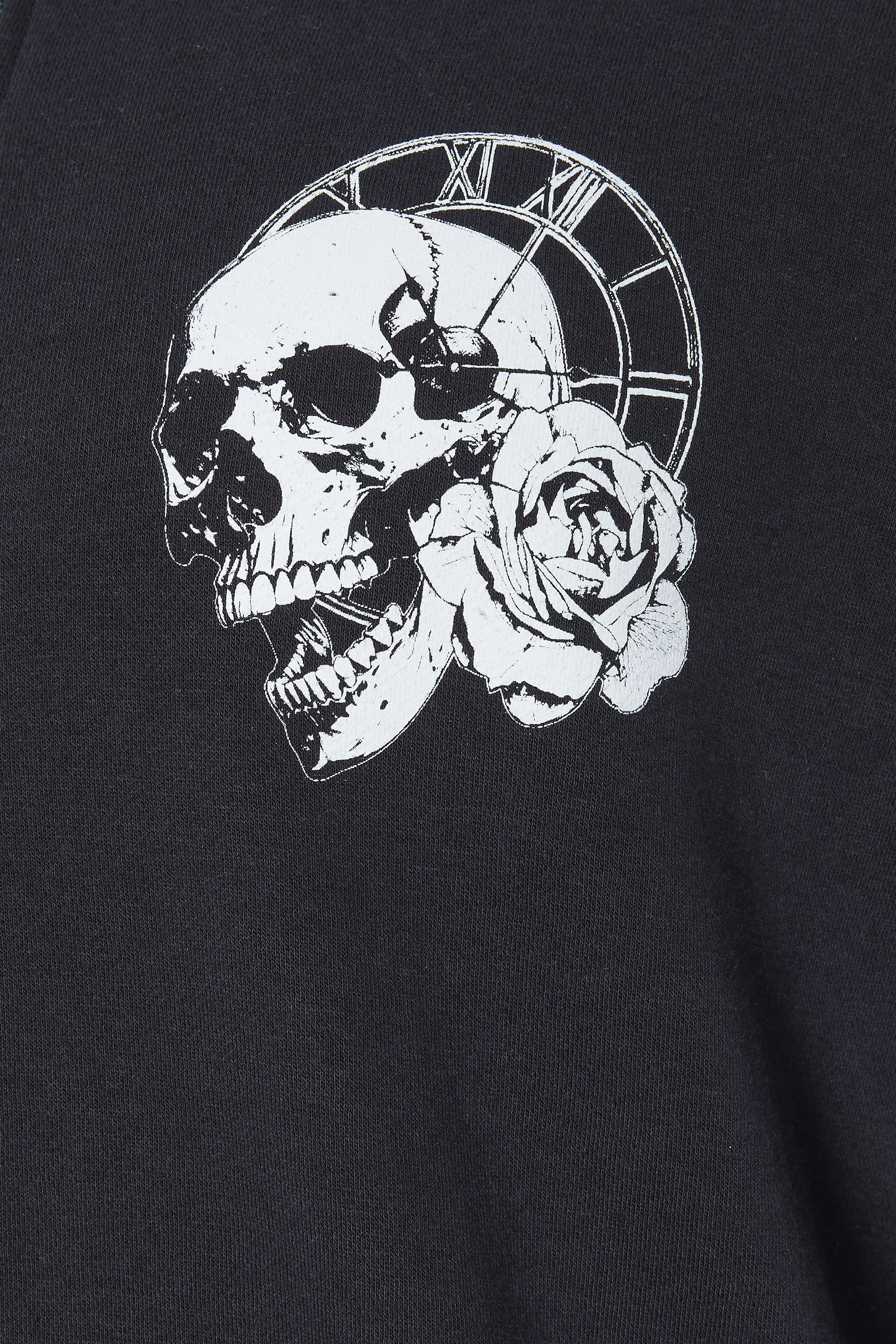 BadRhino Big & Tall Black Japanese 'Samurai' Zip Through Hoodie | BadRhino 7