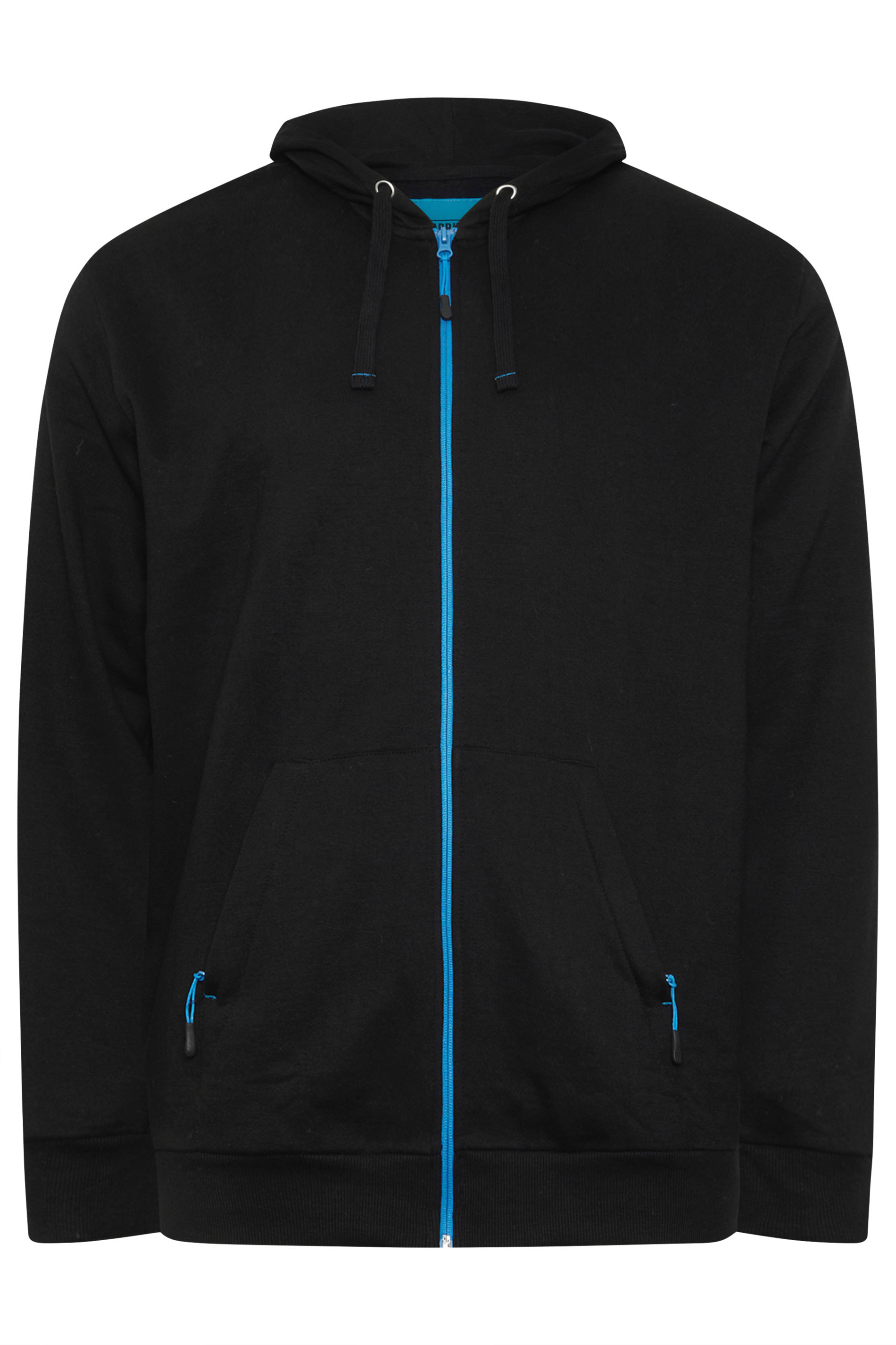 BadRhino Big & Tall Black Workwear Zip Through Hoodie | BadRhino 8