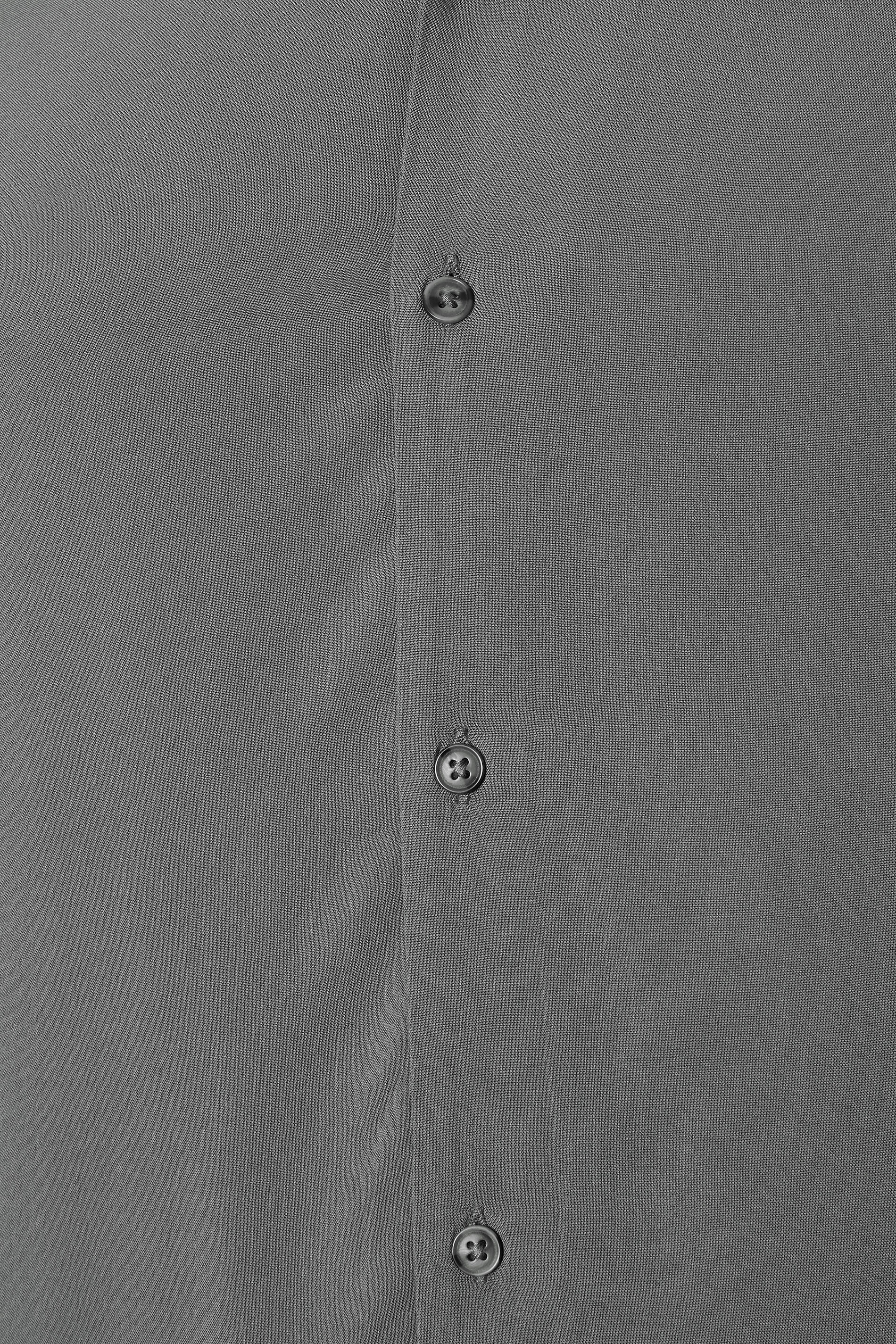 JACK & JONES Big & Tall Grey Collar Resort Shirt | BadRhino 2