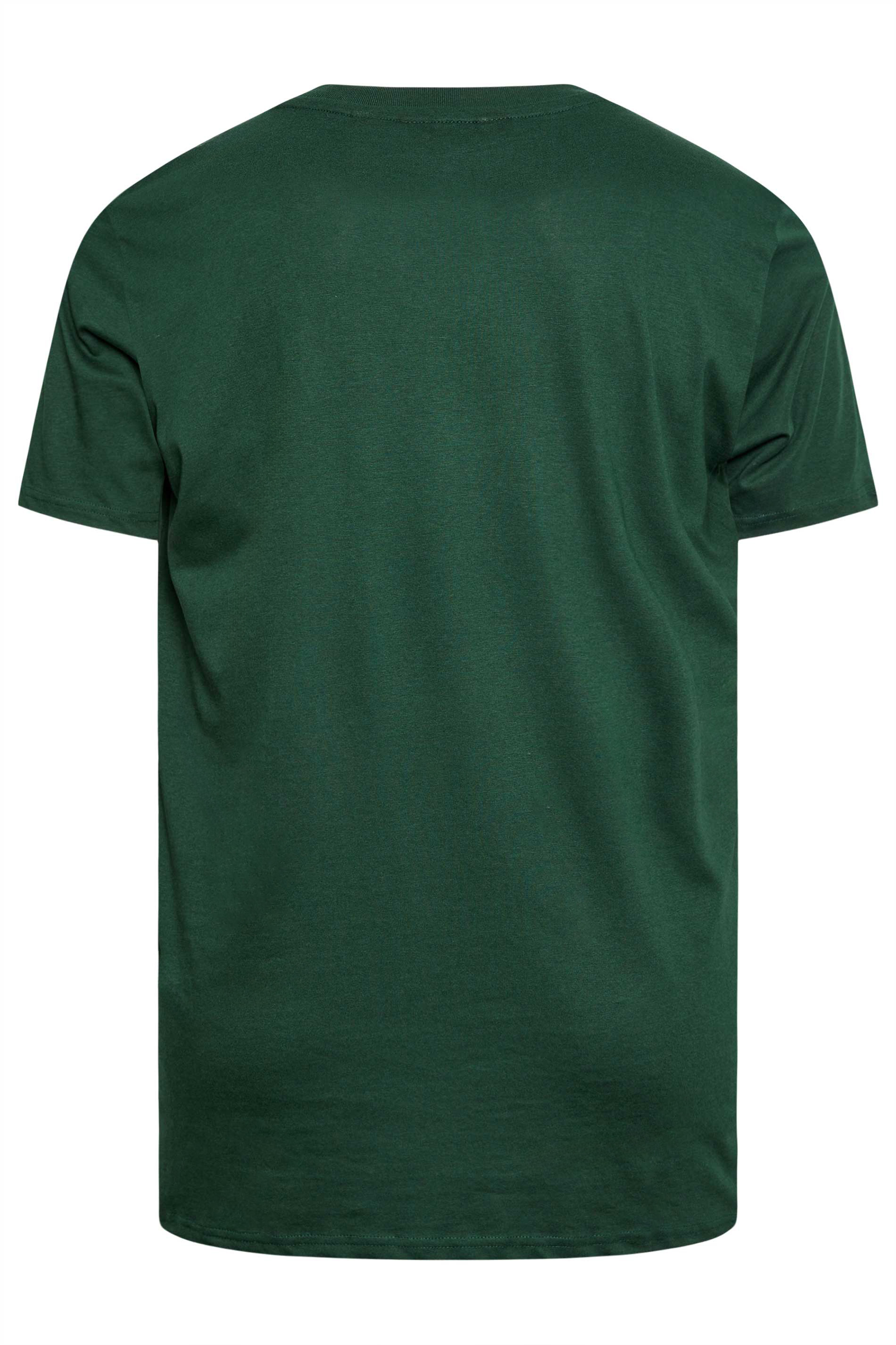 BEN SHERMAN Big & Tall Green Helmets Print T-Shirt | BadRhino 3