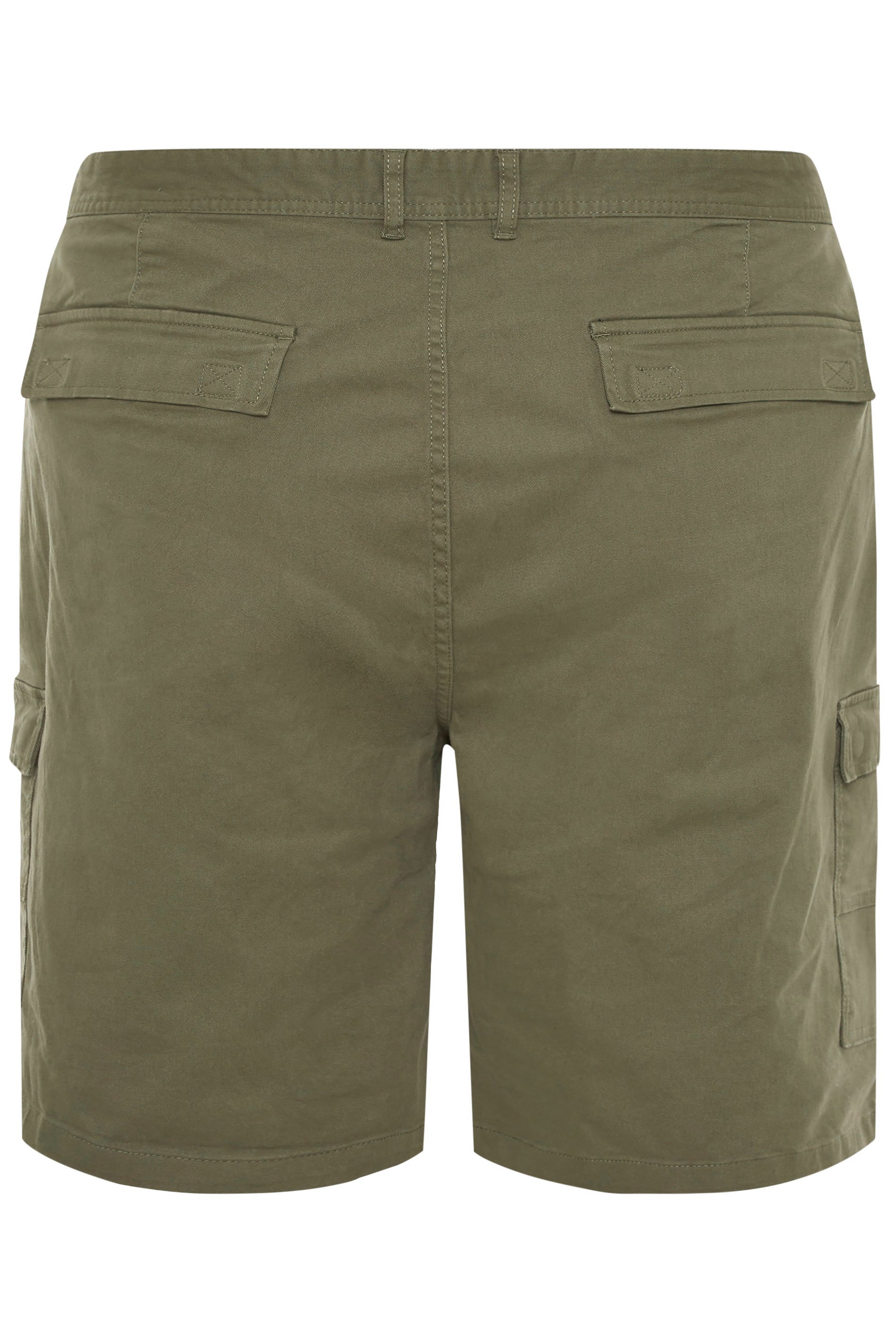 Olive Green Cargo Shorts for Men