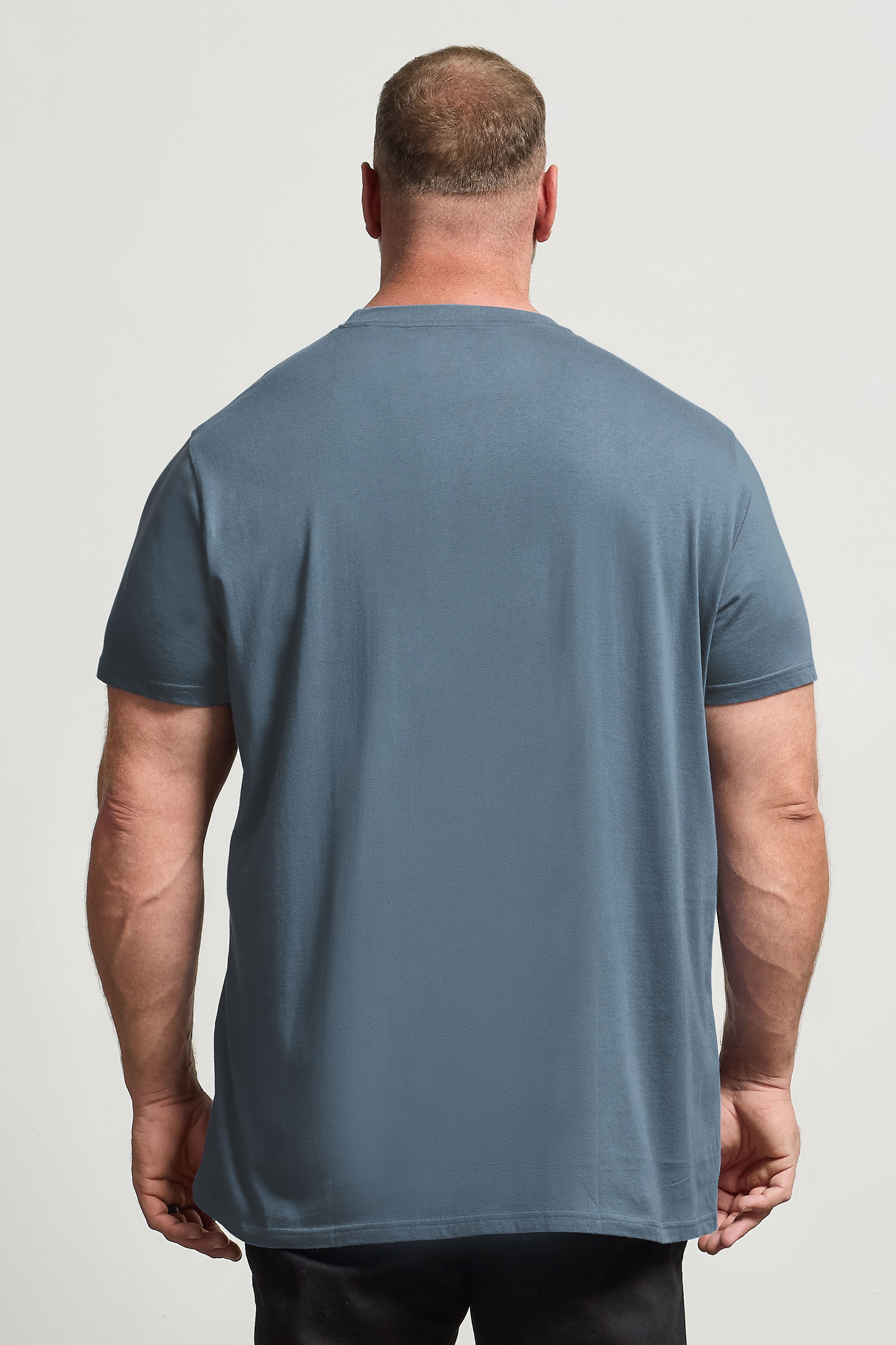 BadRhino Big & Tall 5 PACK Black/Green/Marshmellow White/Brown/Blue Extra Long T-Shirts | BadRhino 4