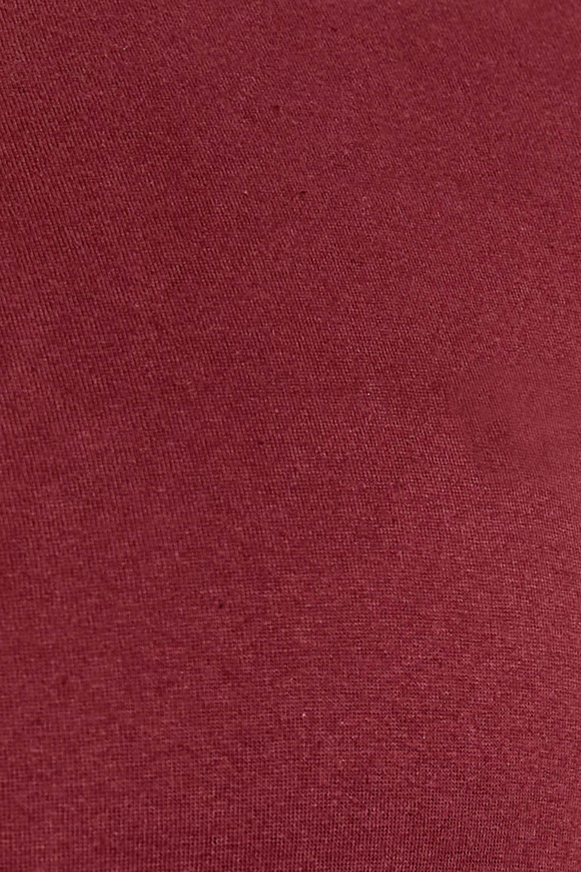 BadRhino Big & Tall Windsor Wine Red Extra Long Core T-Shirt | BadRhino 5