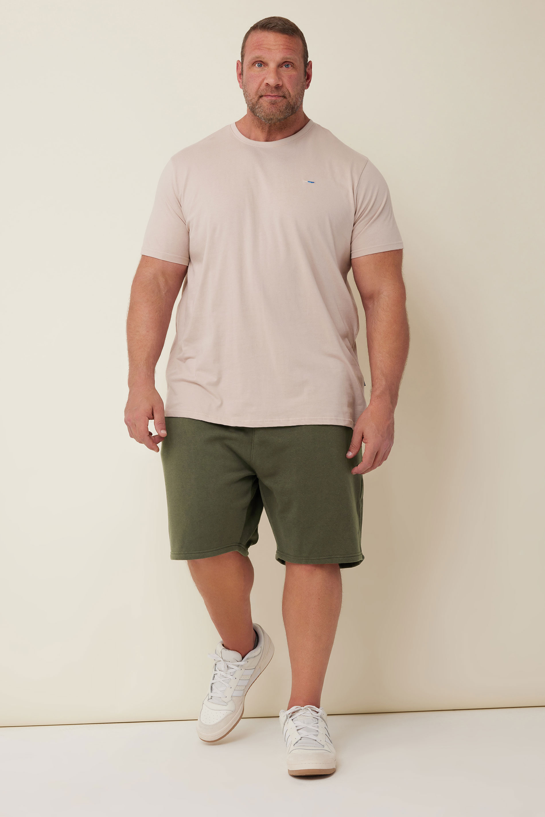 BadRhino Khaki Green Essential Jogger Shorts | BadRhino 3