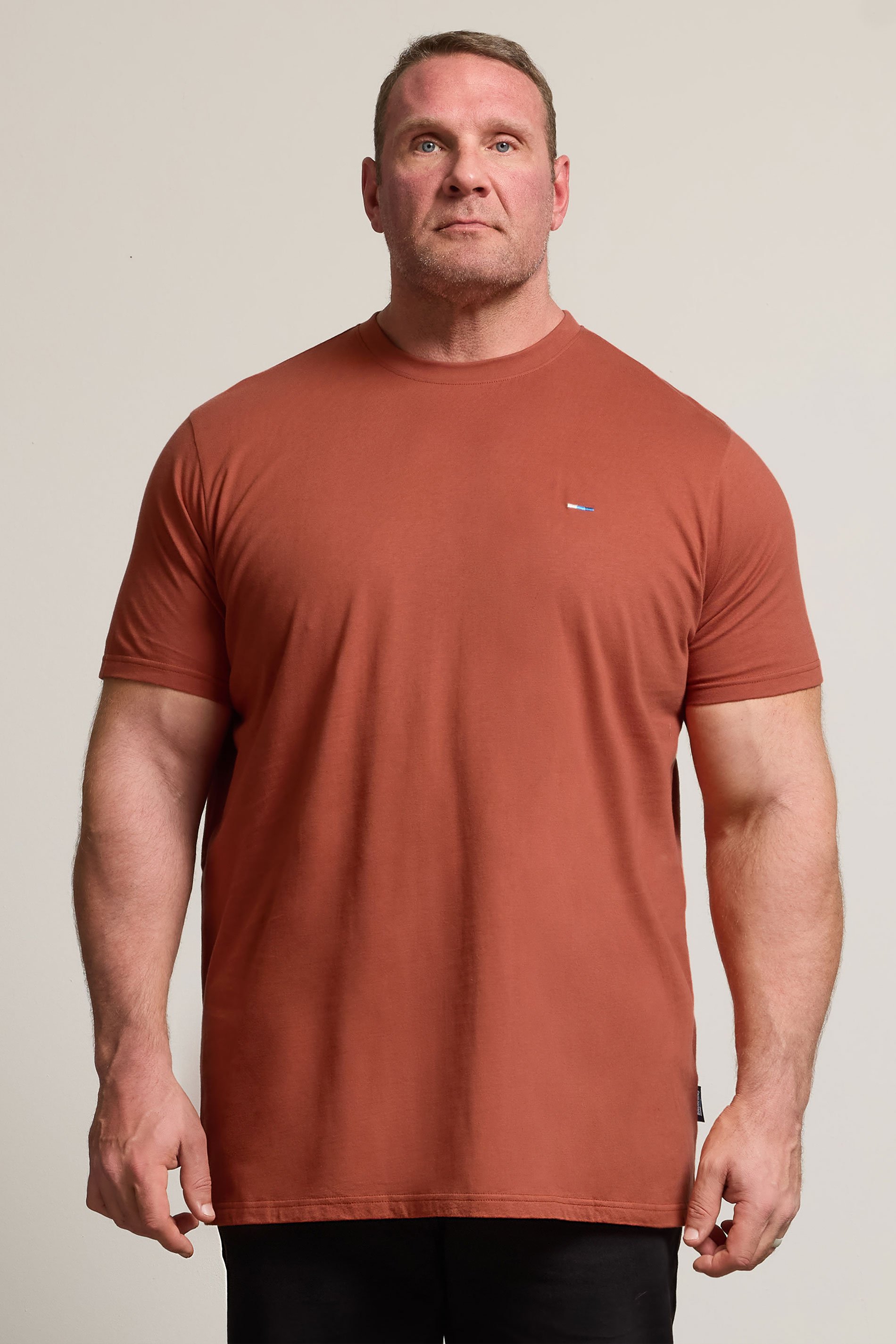 BadRhino Big & Tall Clay Orange Extra Long Core T-Shirt | BadRhino 1