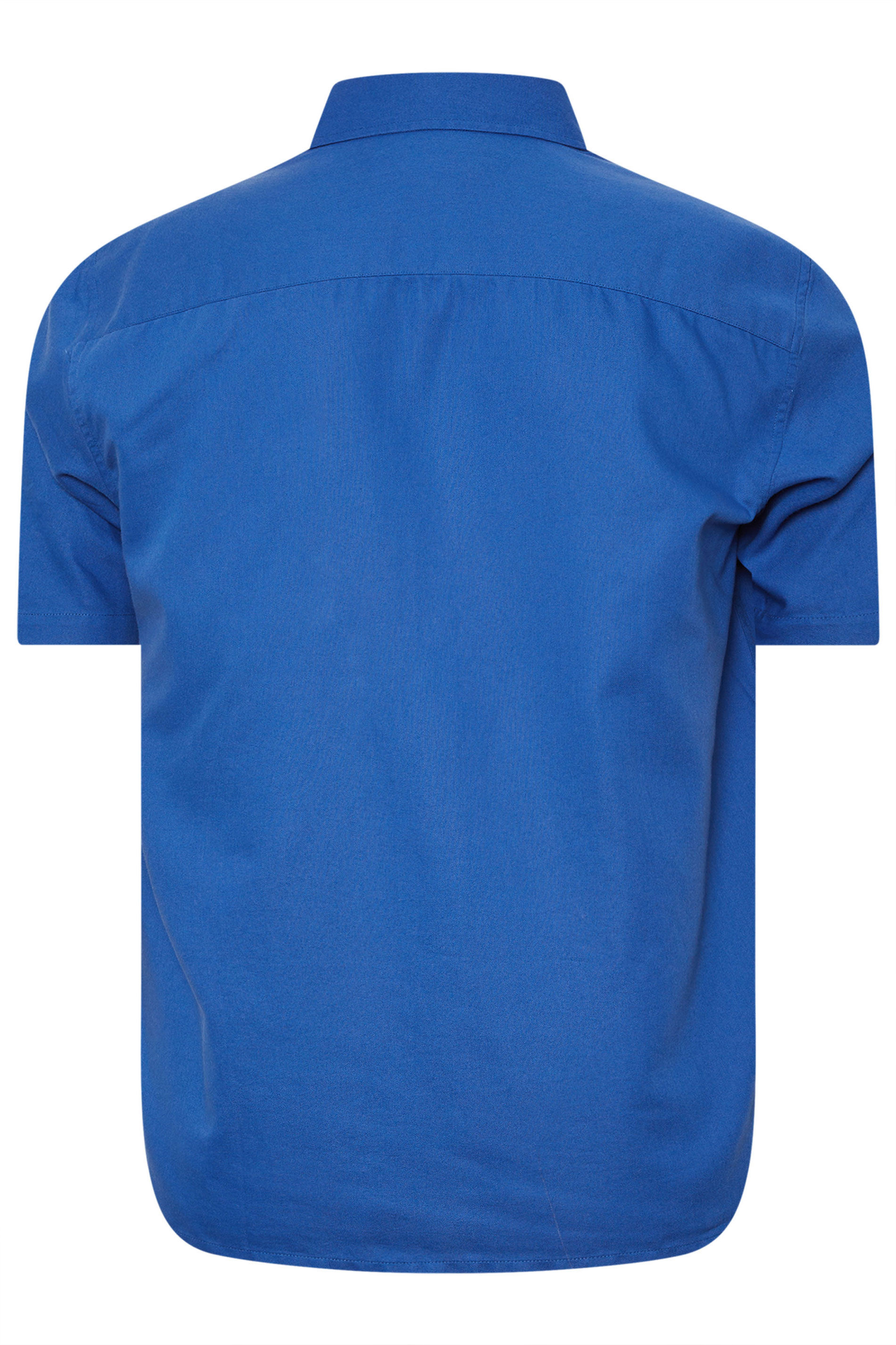 BadRhino Big & Tall Blue Short Sleeve Oxford Shirt | BadRhino 8