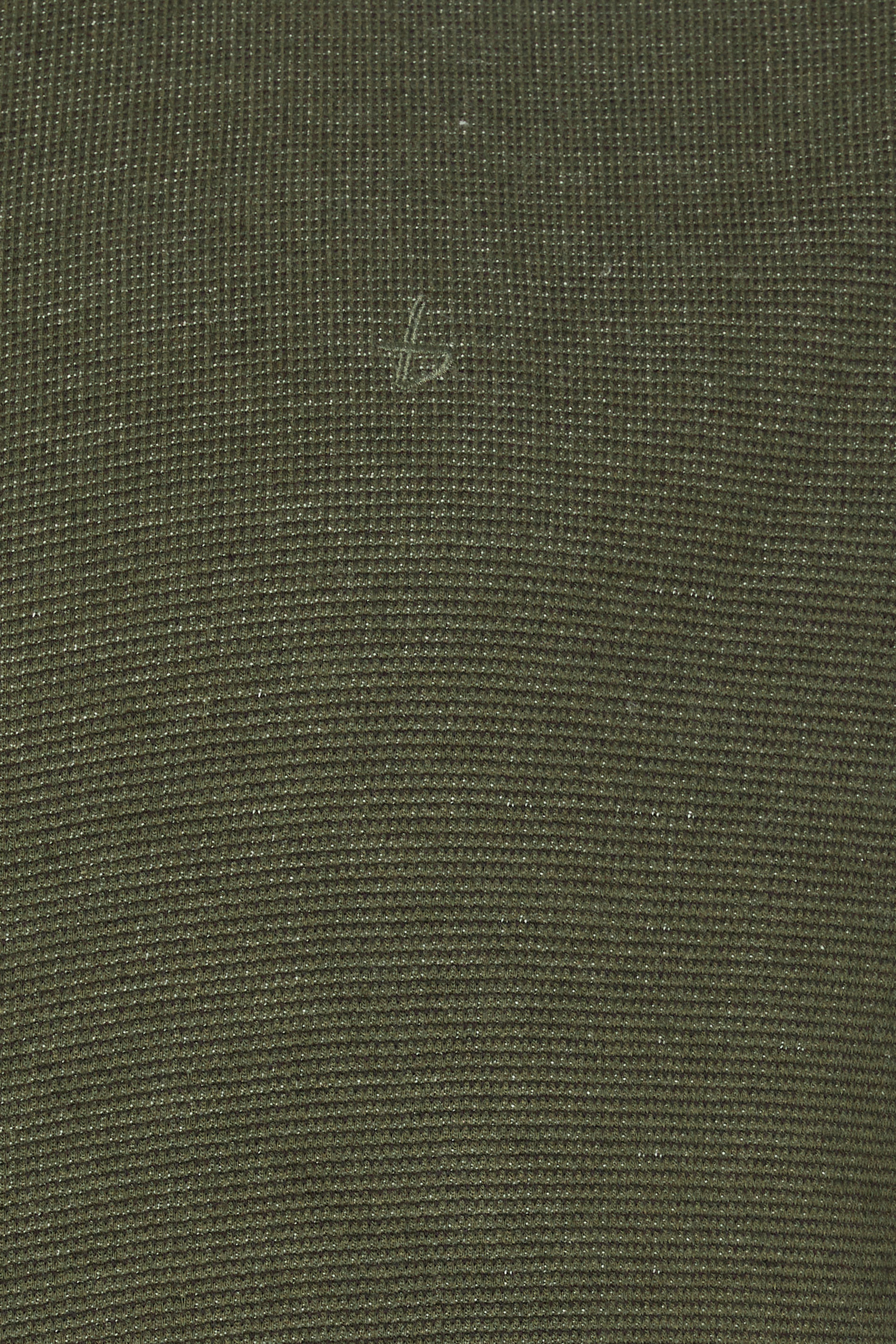 BLEND Big & Tall Khaki Green Ribbed Sweatshirt | BadRhino 2