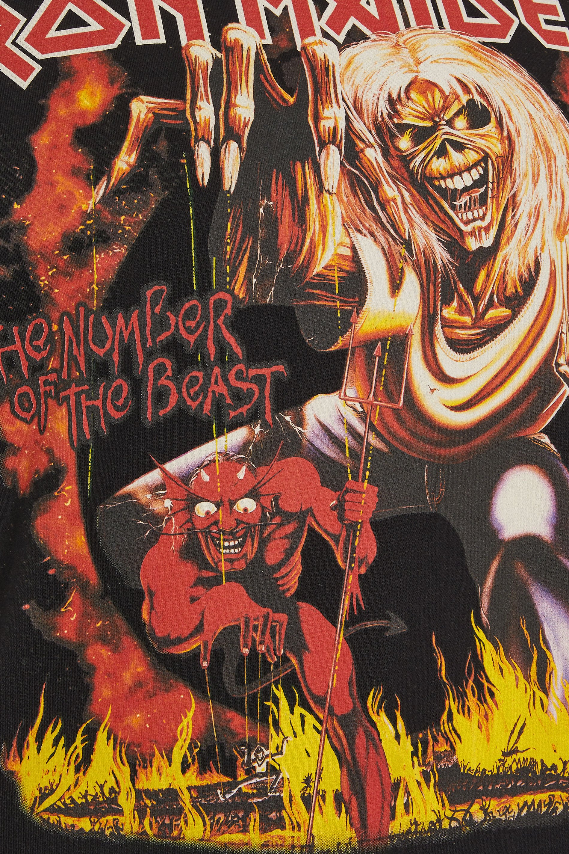 BadRhino Big & Tall Black Iron Maiden Graphic T-Shirt | BadRhino 7