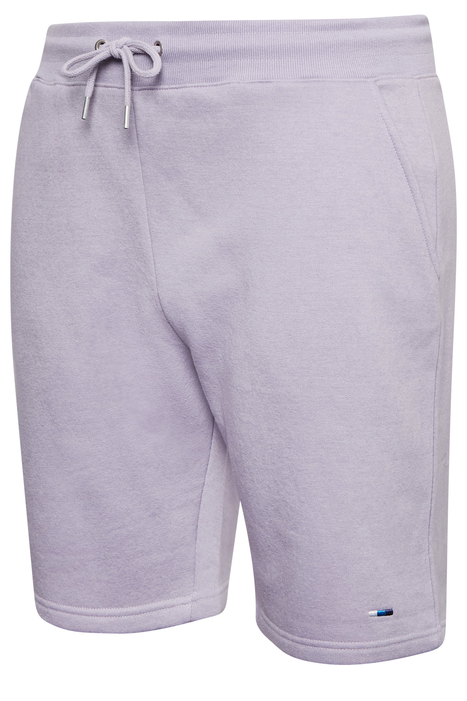 BadRhino Big & Tall Plus Size Lilac Purple Jogger Shorts