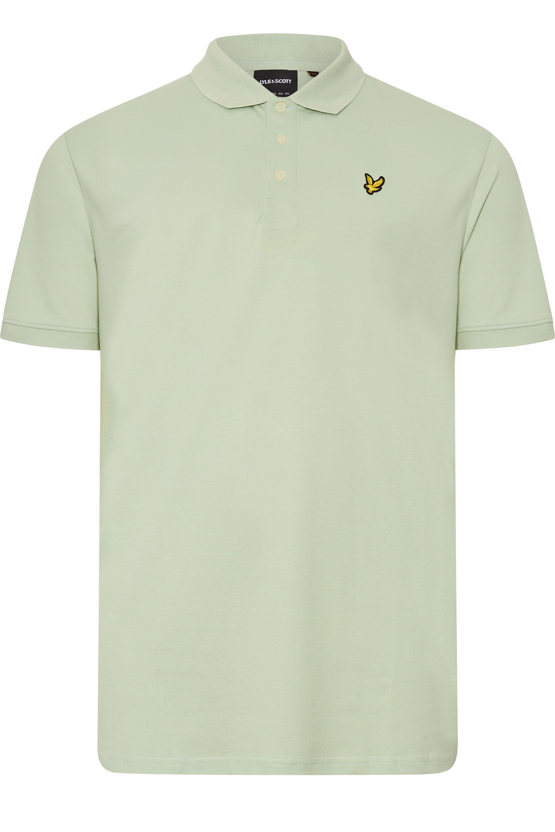 LYLE & SCOTT Big & Tall Light Green Core Polo Shirt | BadRhino 3