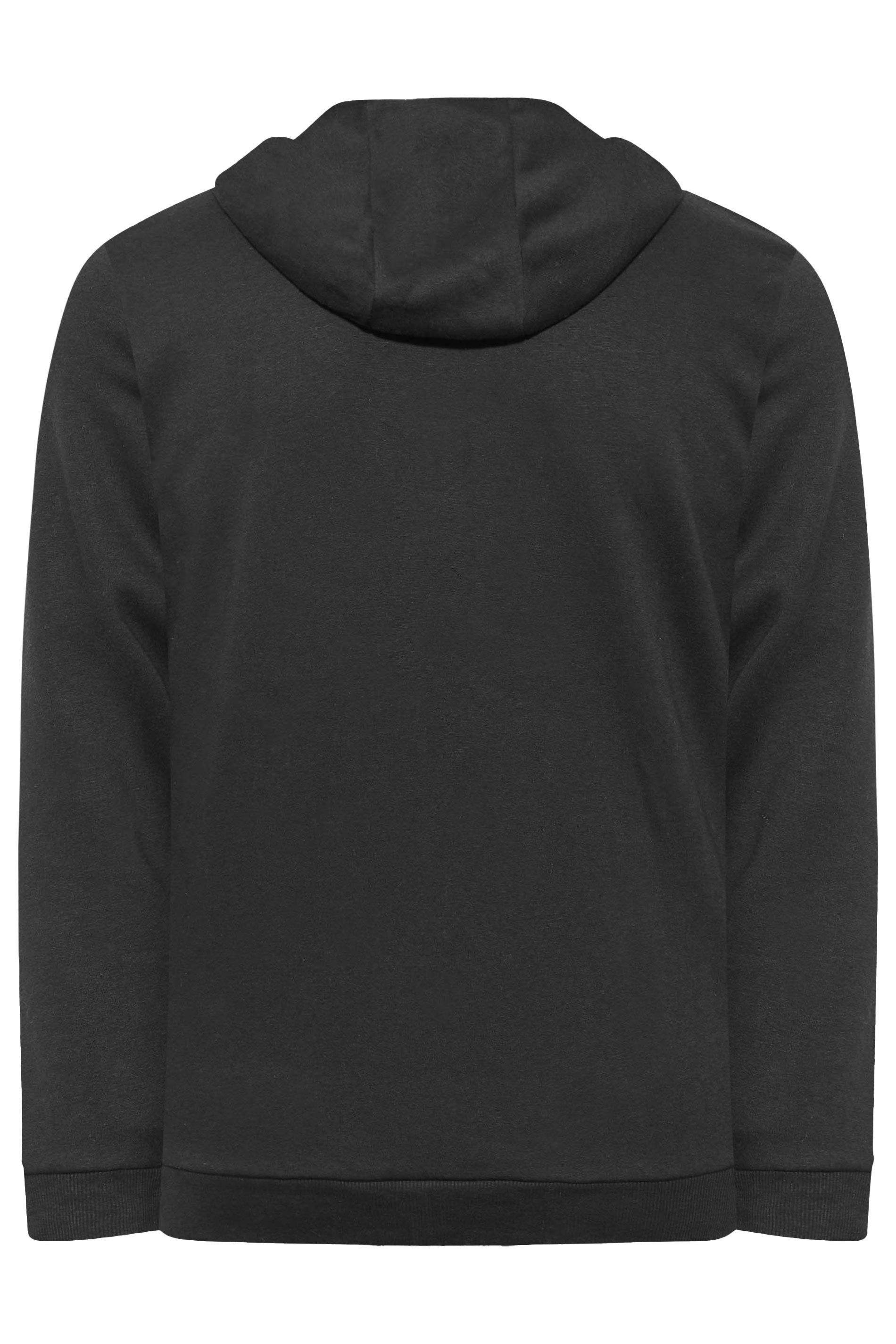 BadRhino Black Essential Zip Through Hoodie | BadRhino 8