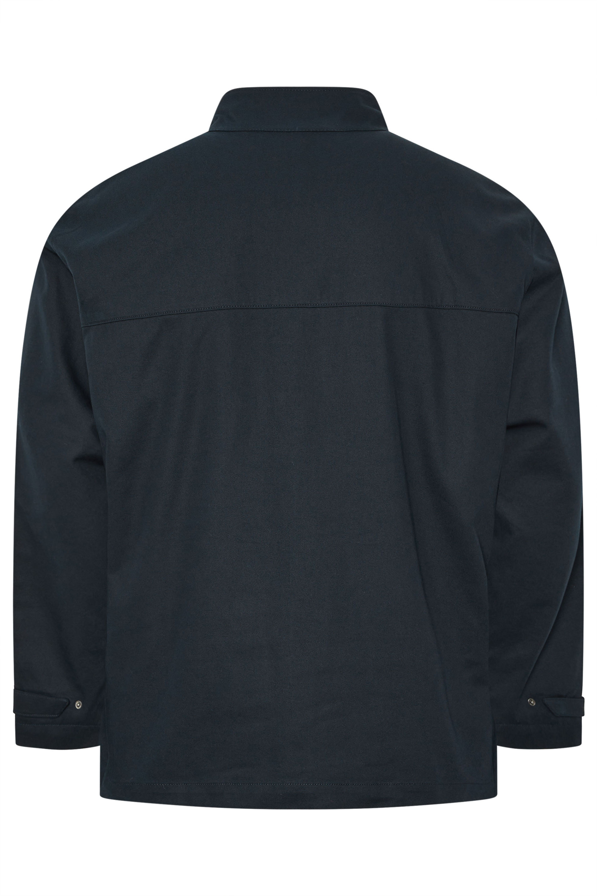 LYLE & SCOTT Big & Tall Navy Blue Twill Jacket | BadRhino 6