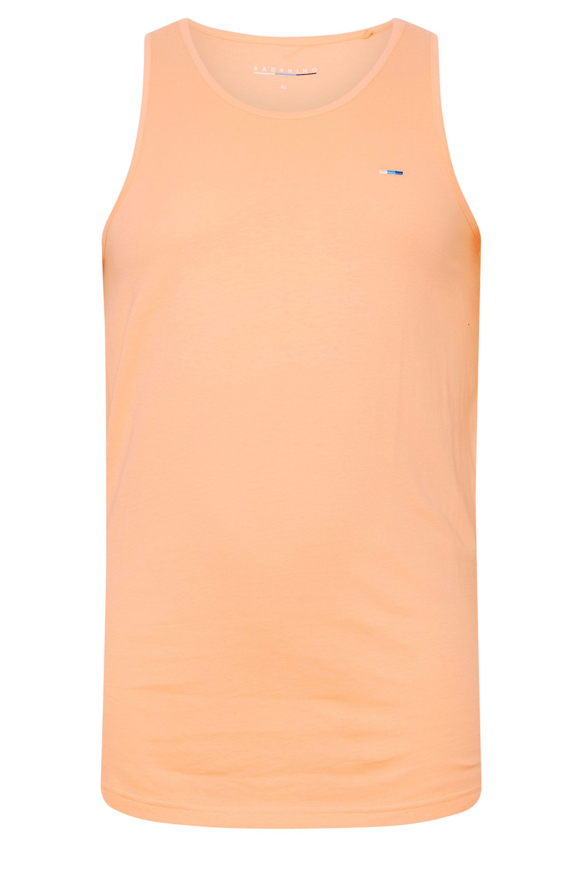 BadRhino Big & Tall 3 PACK Light Blue & Orange Vest Tops | BadRhino 7