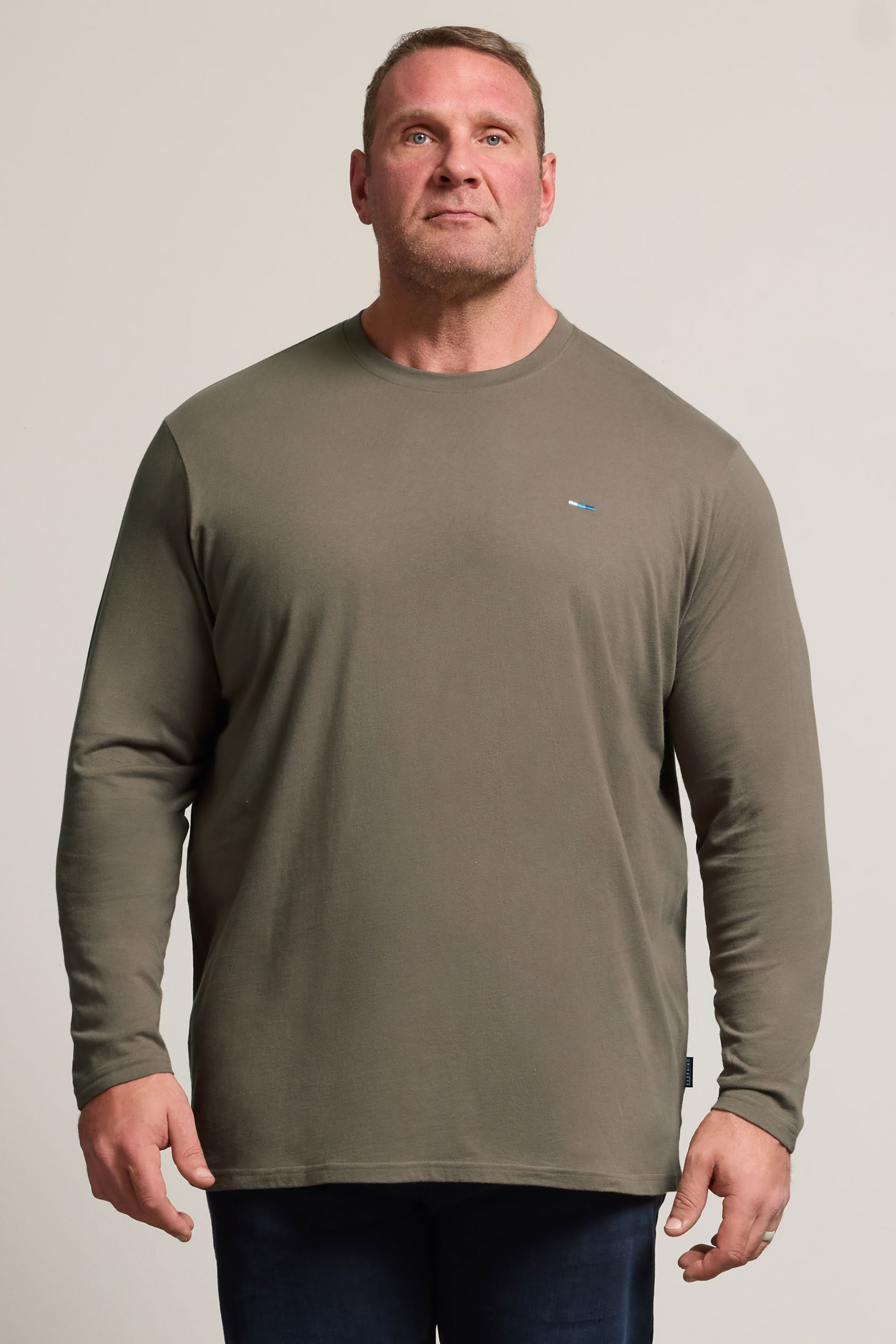 BadRhino Big & Tall Brown Core Long Sleeve T-Shirt | BadRhino 1