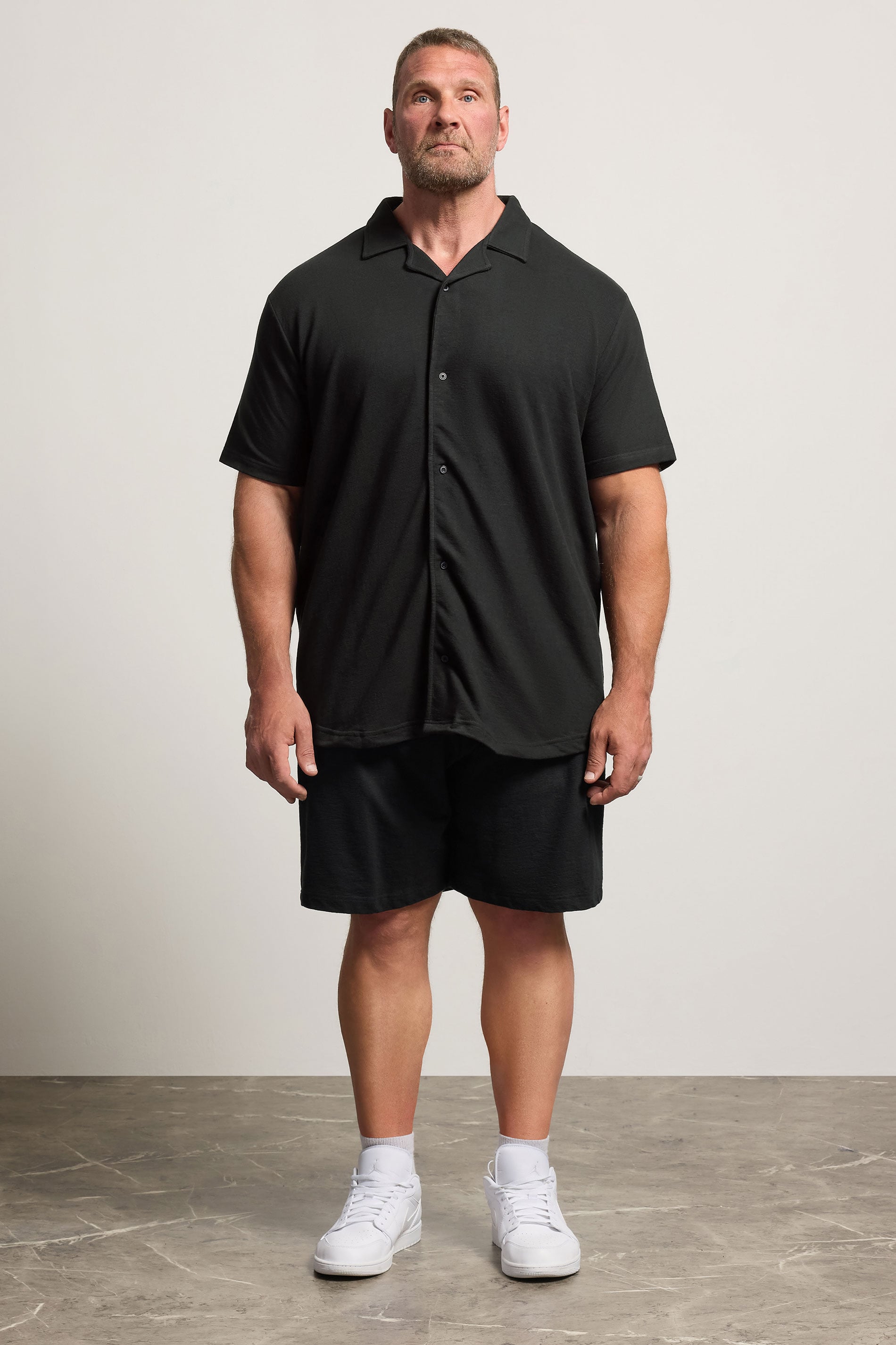 BadRhino Big & Tall Black Jersey Shorts | BadRhino 2
