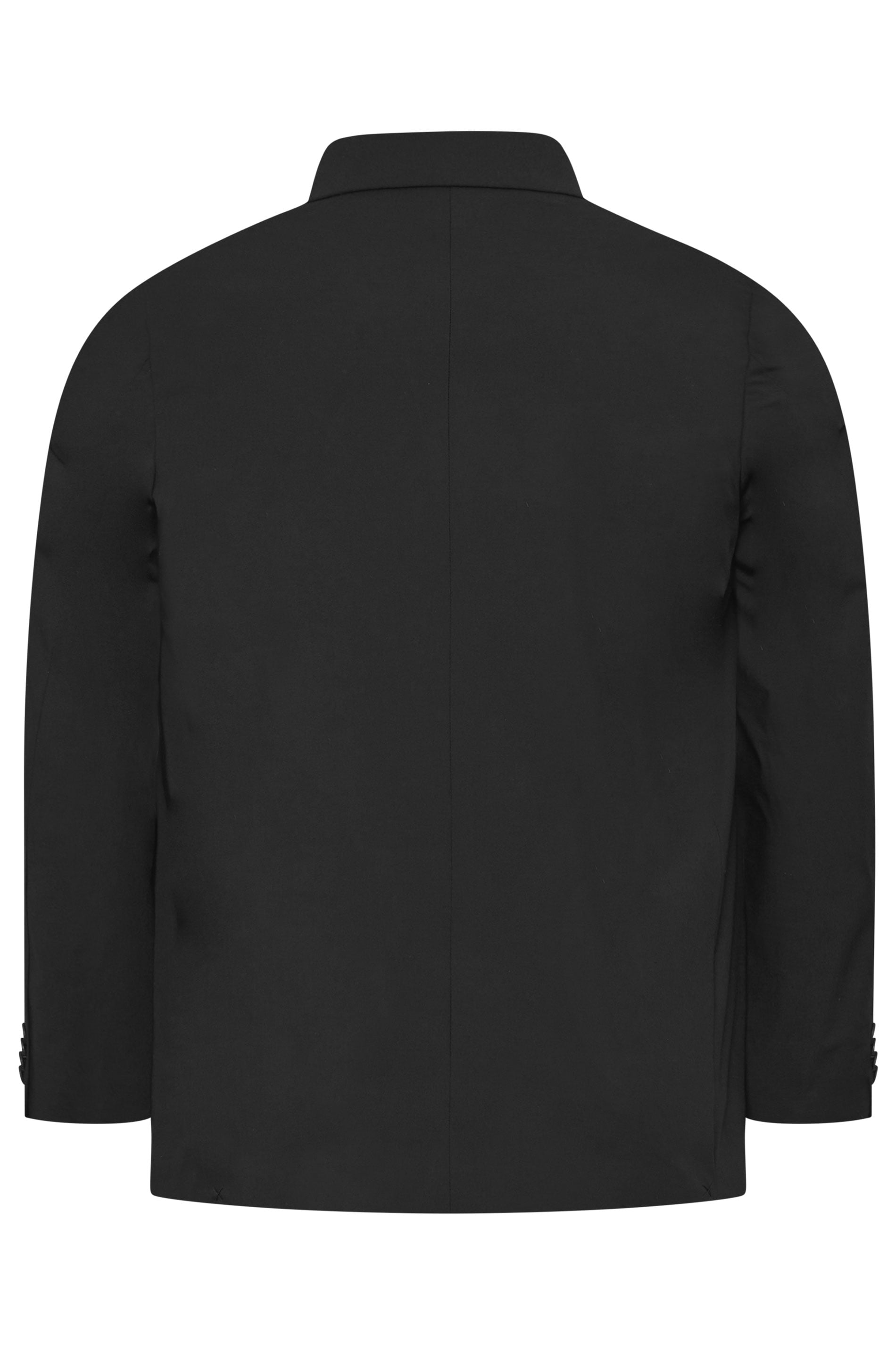 D555 Big & Tall Black Suit Jacket | BadRhino 5