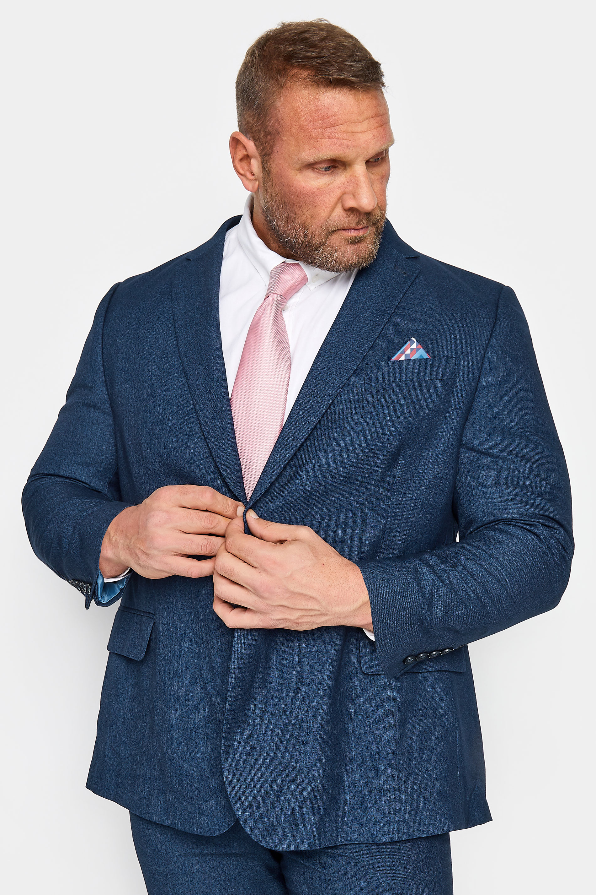 BadRhino Big & Tall Blue Wedding Suit Jacket | BadRhino 7