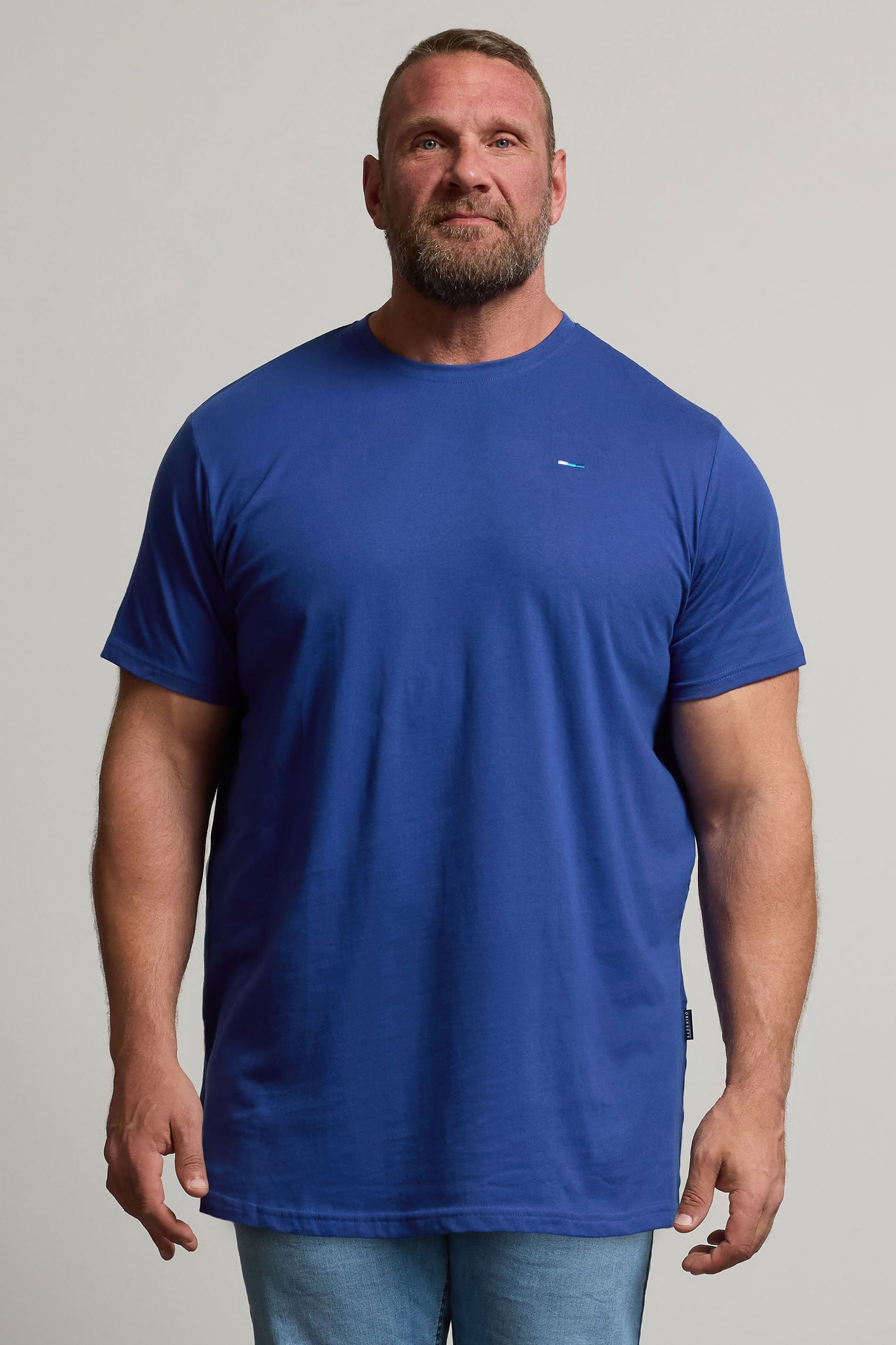 BadRhino Big & Tall Bright Blue Extra Long Core T-Shirt | BadRhino 1