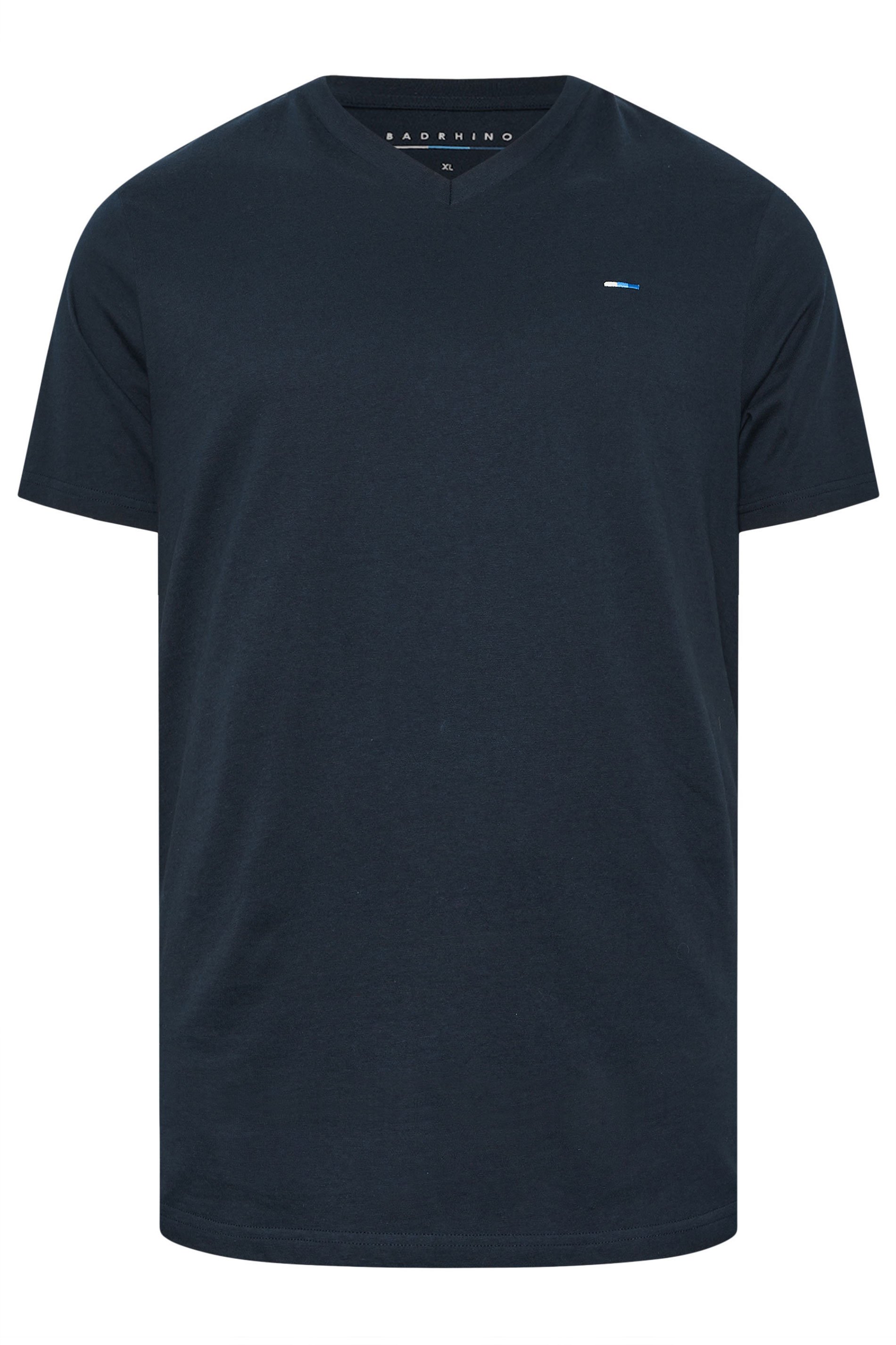 BadRhino Big & Tall Black/Red/Green/Blue/Navy Blue 5 Pack Extra Long V-Neck T-Shirts | BadRhino 7