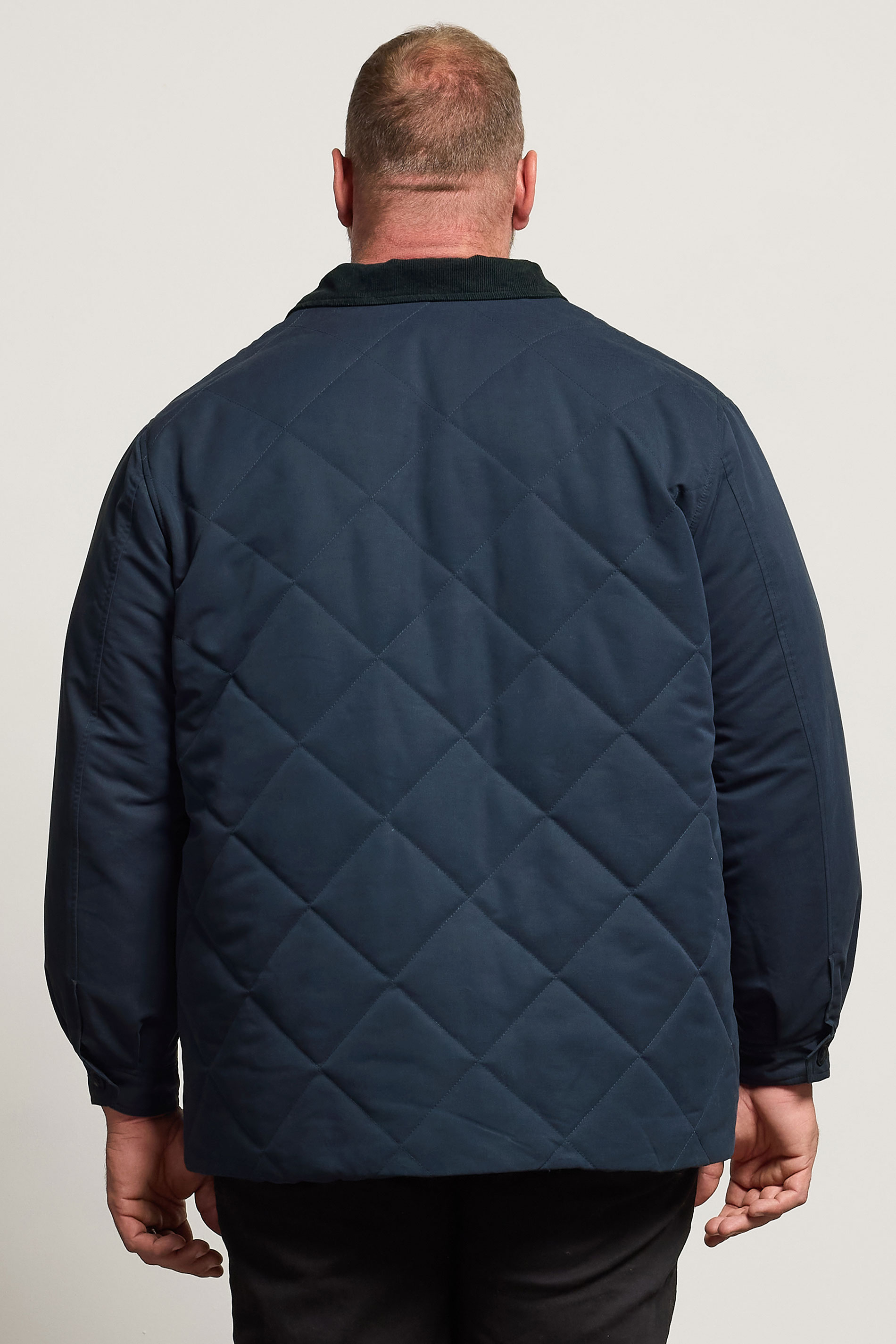 BadRhino Big & Tall Navy Blue Quilted Jacket | BadRhino 4