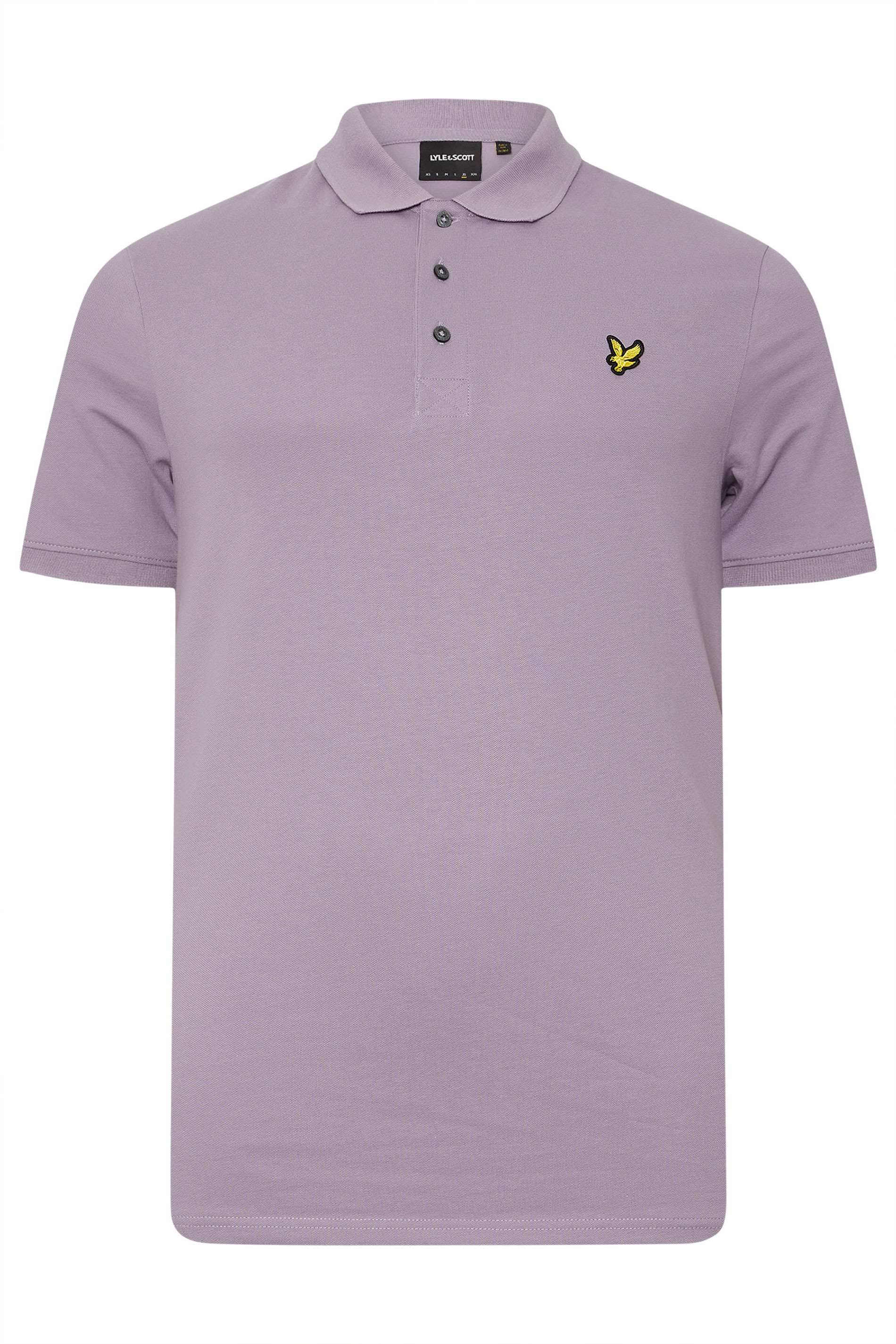 LYLE & SCOTT Big & Tall Dusk Purple Core Polo Shirt | BadRhino 3