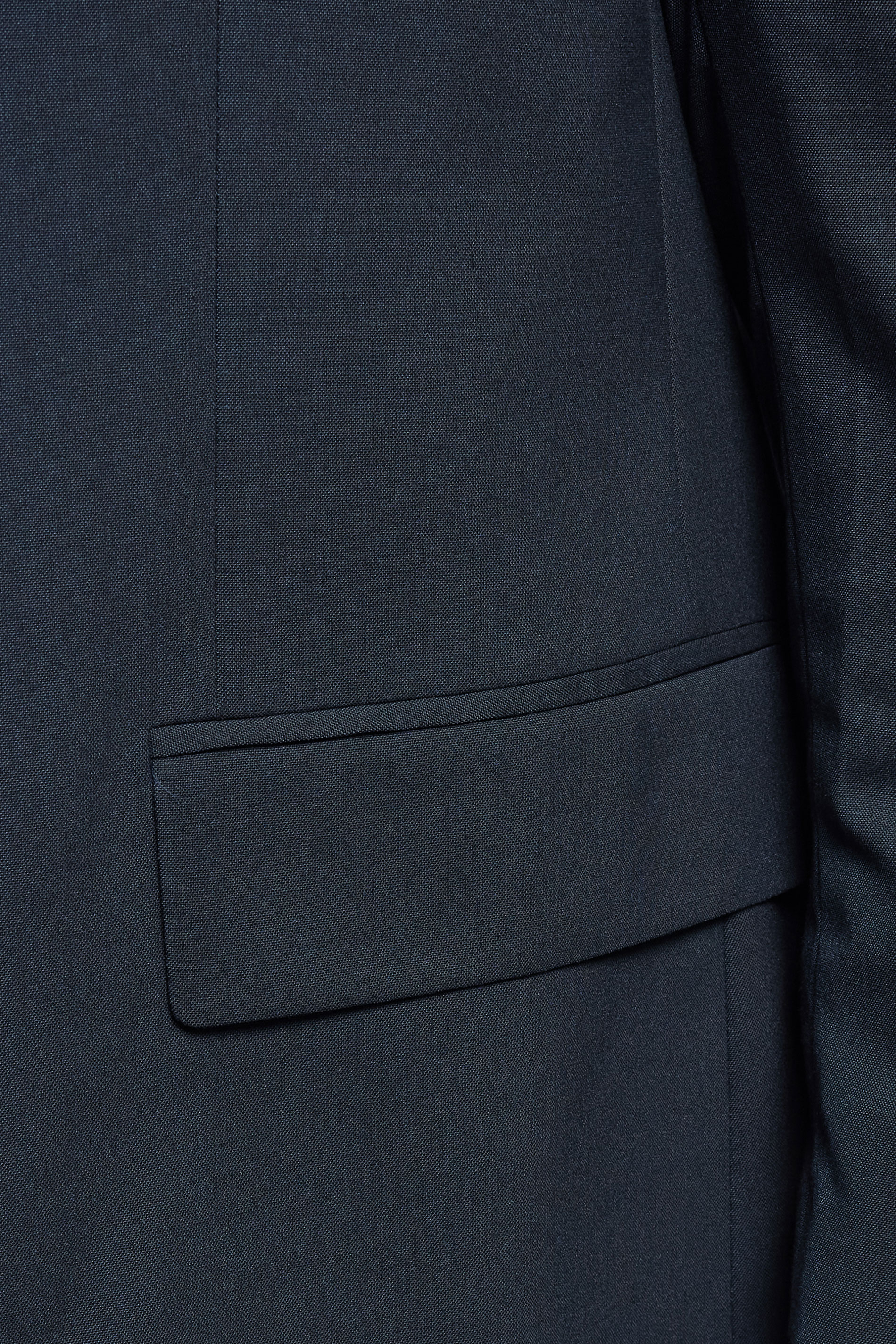 BadRhino Big & Tall Navy Blue Plain Suit Jacket | BadRhino 5