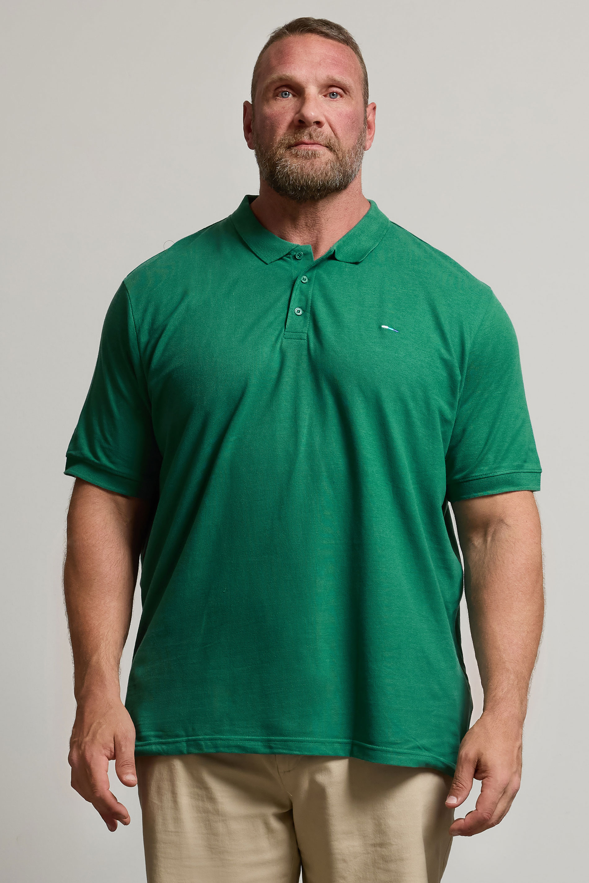BadRhino Big & Tall Dark Green Core Polo Shirt | BadRhino 2