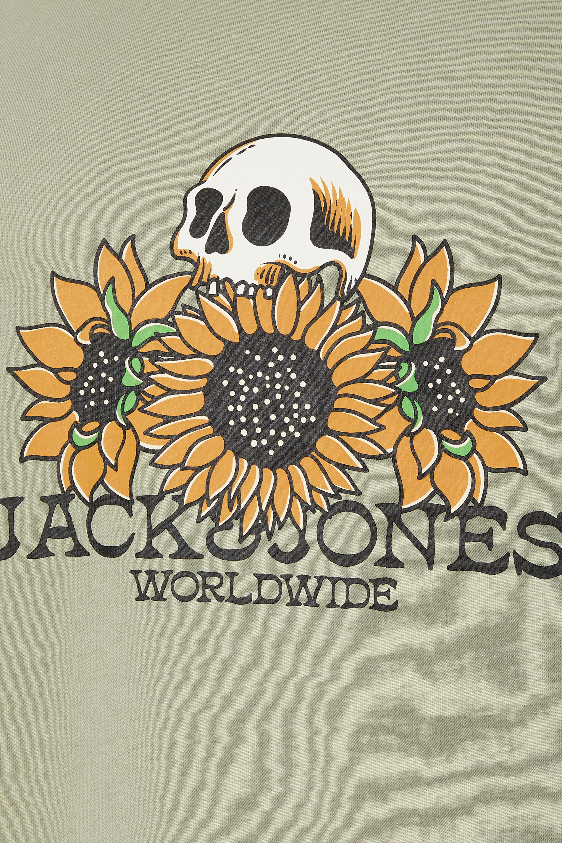 JACK & JONES Big & Tall Seagrass Green Graphic T-Shirt | BadRhino 5