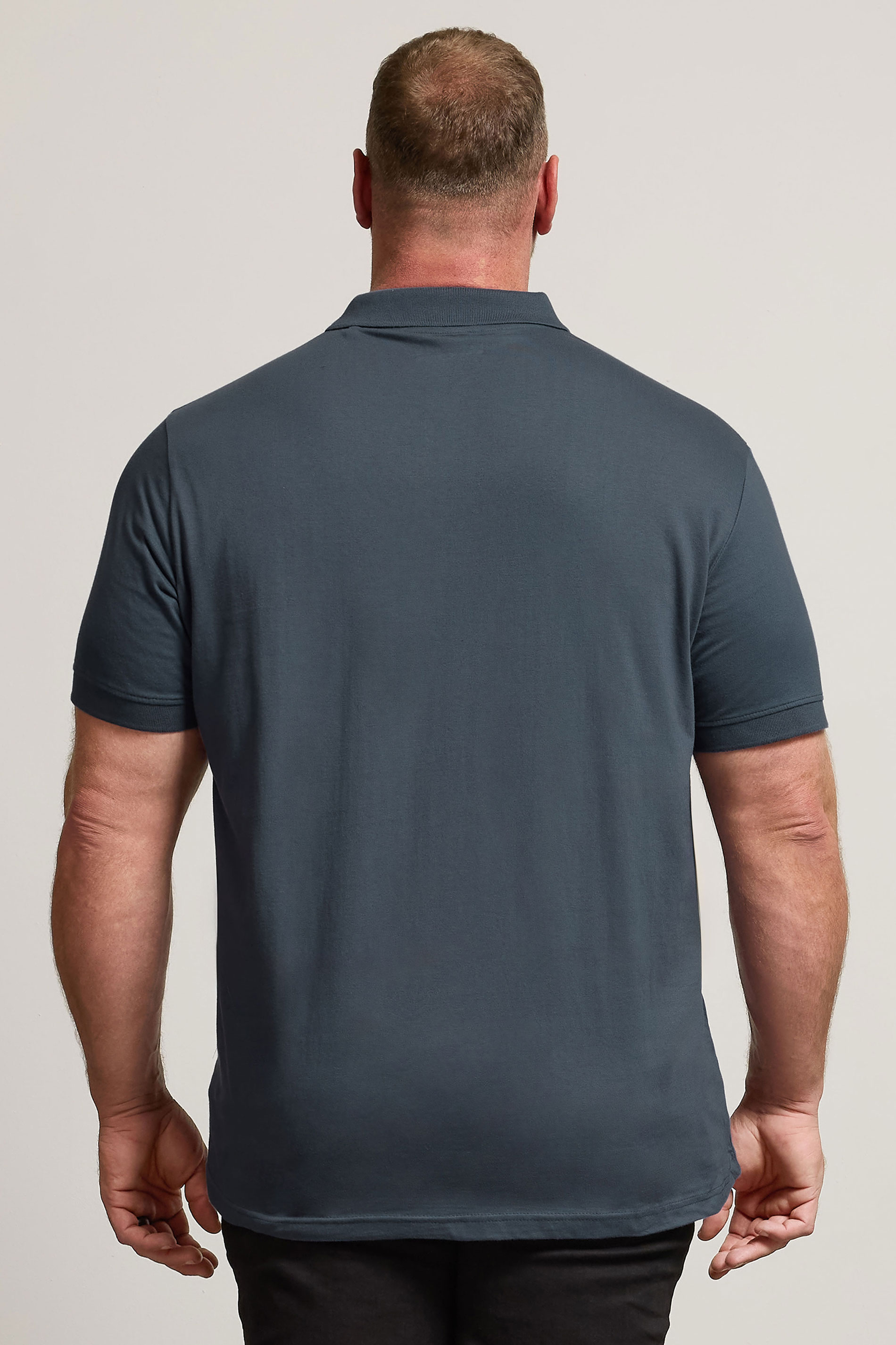 BadRhino Big & Tall 5 PACK Green & Blue JerseyPolo Shirts | BadRhino 4