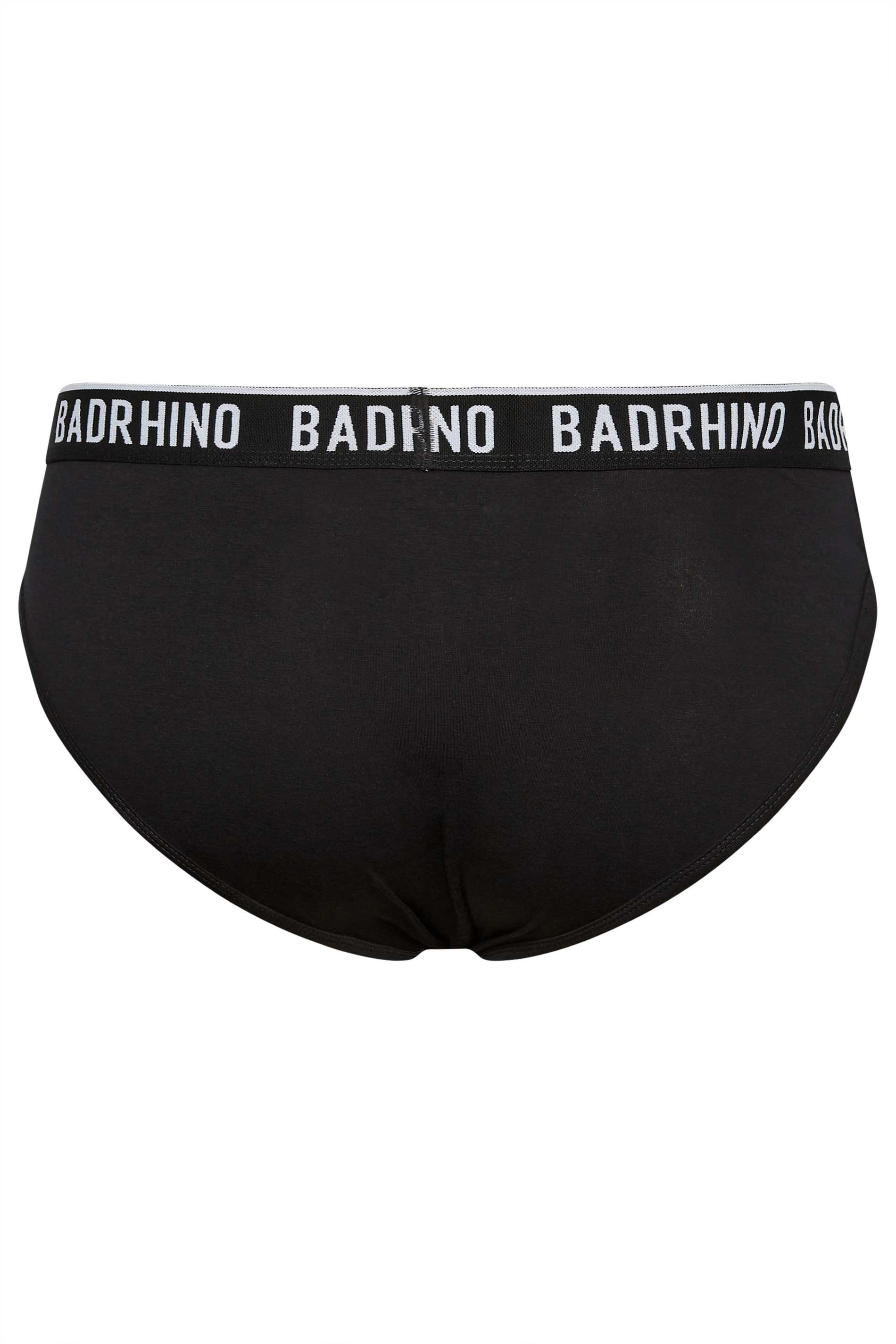 BadRhino Big & Tall 5 PACK Black Boxers