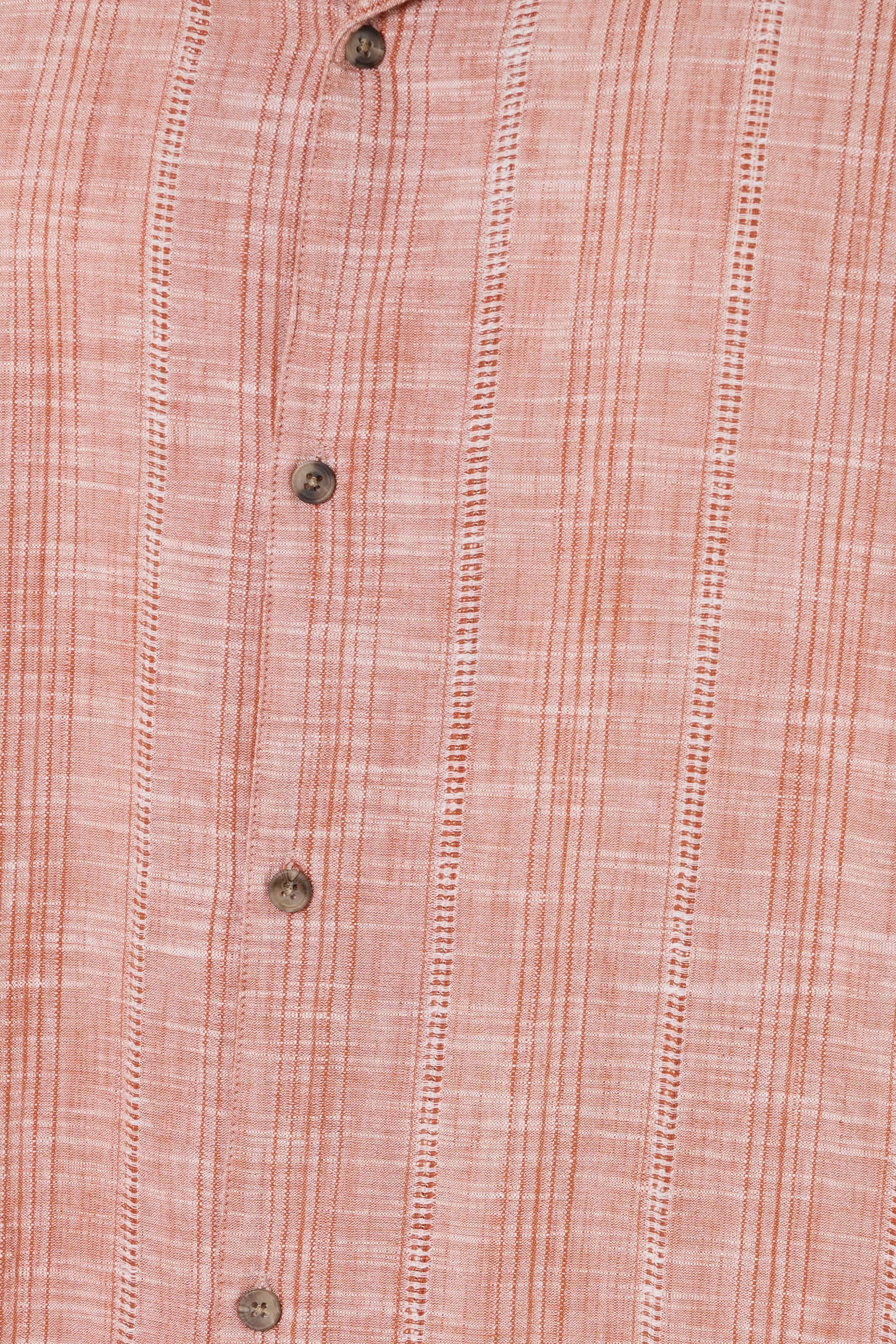 BadRhino Big & Tall Coral Pink Textured Stripe Shirt | BadRhino 8