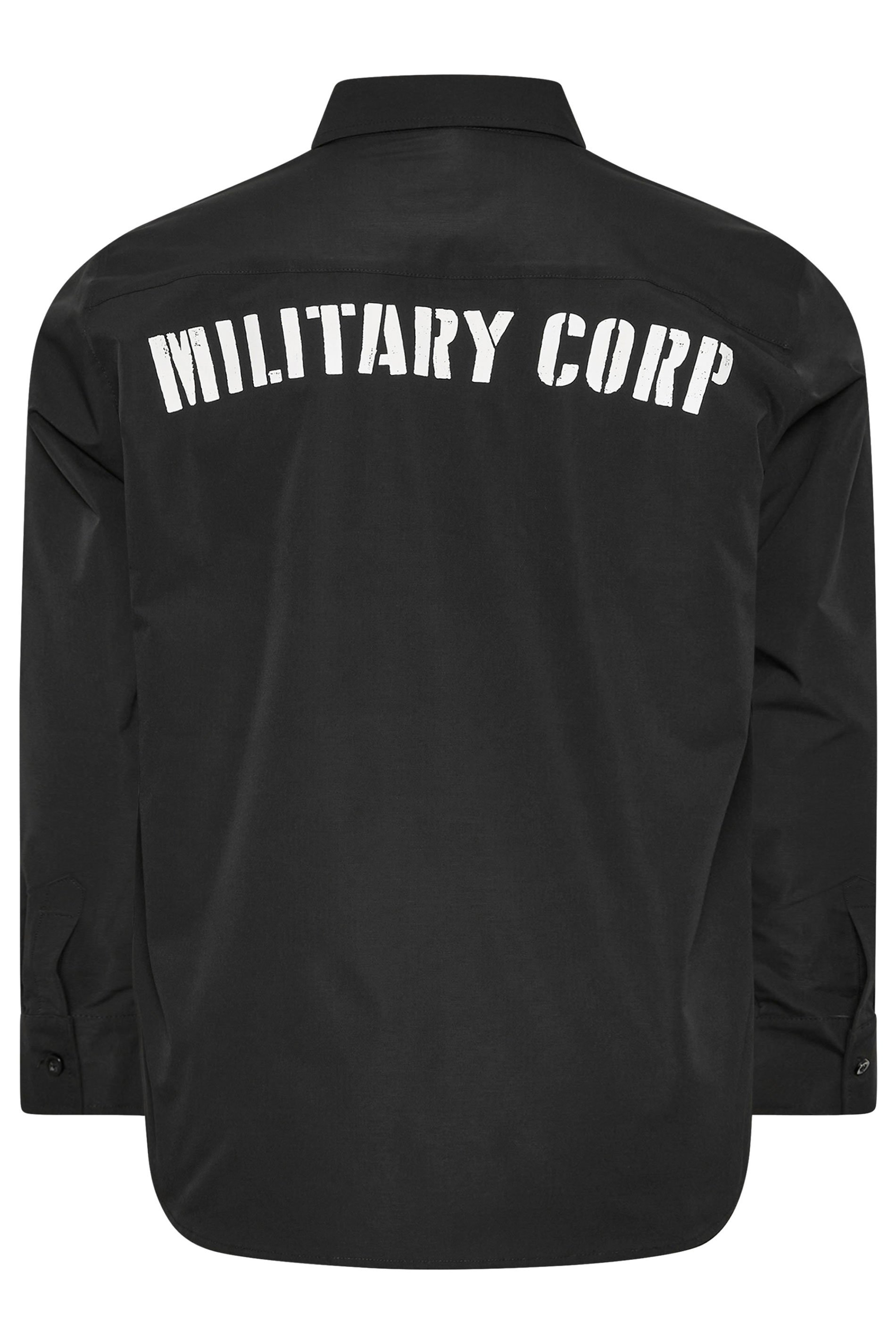 BadRhino Big & Tall Black Military Ripstop Shirt | BadRhino 2