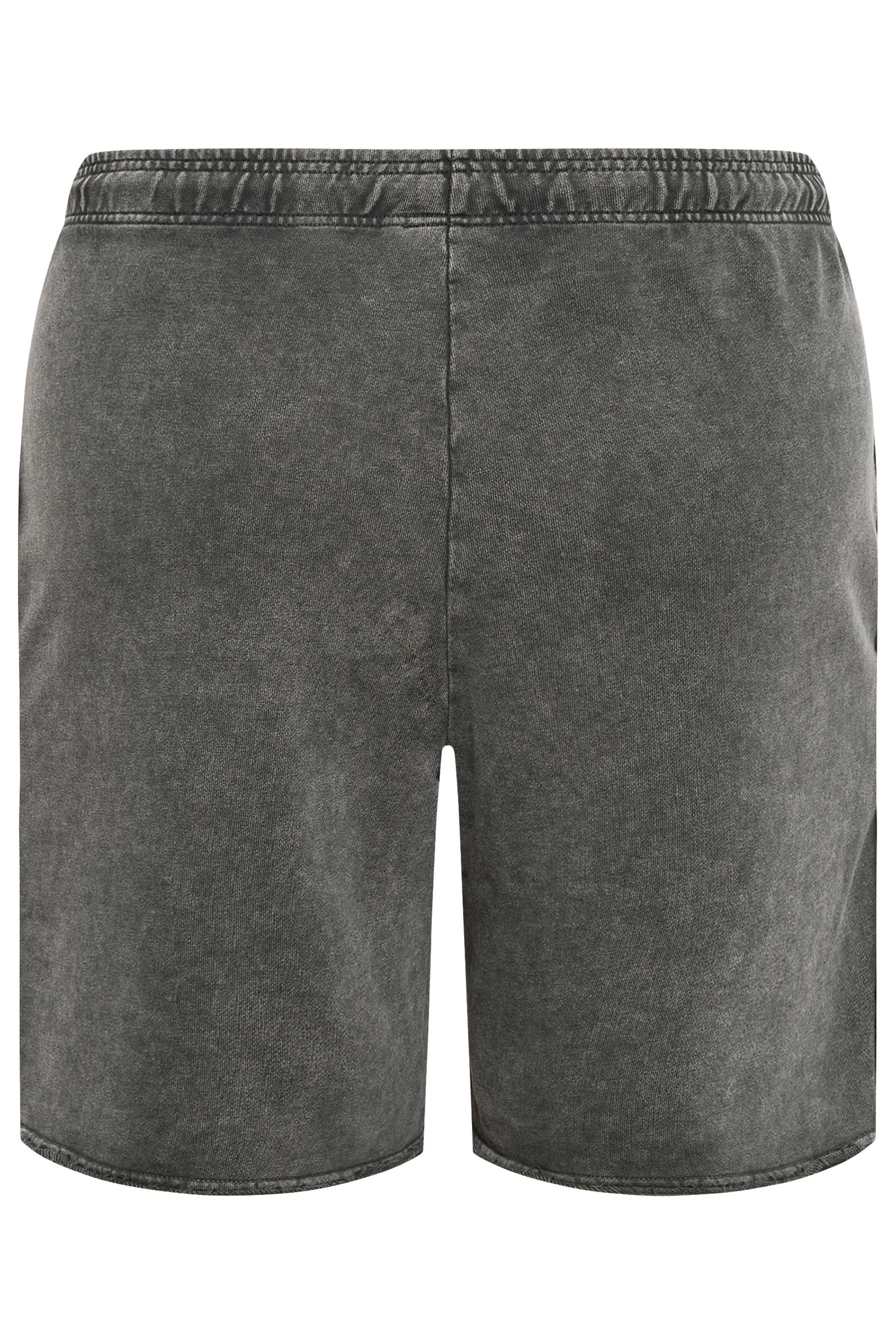 GNP Big & Tall Grey Logo Shorts | BadRhino 6