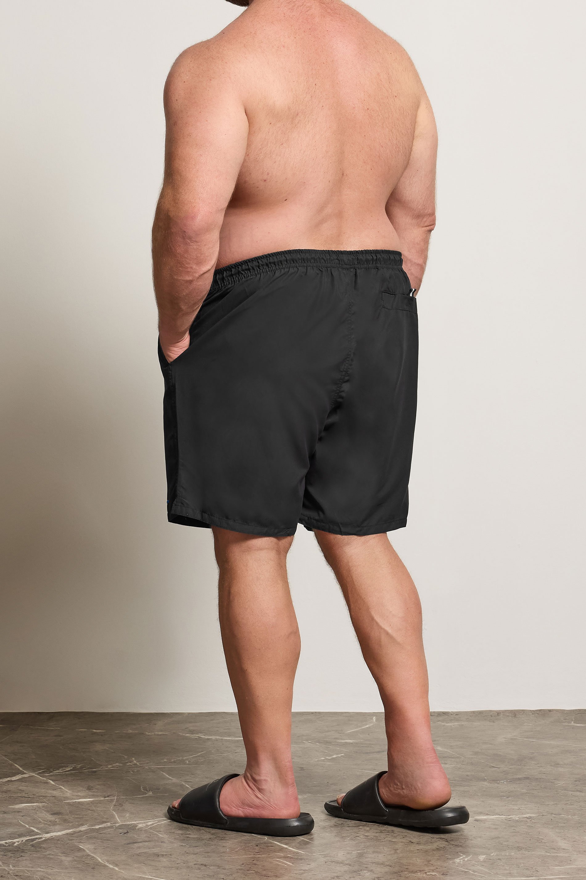 BadRhino Big & Tall Black Swim Shorts | BadRhino  3