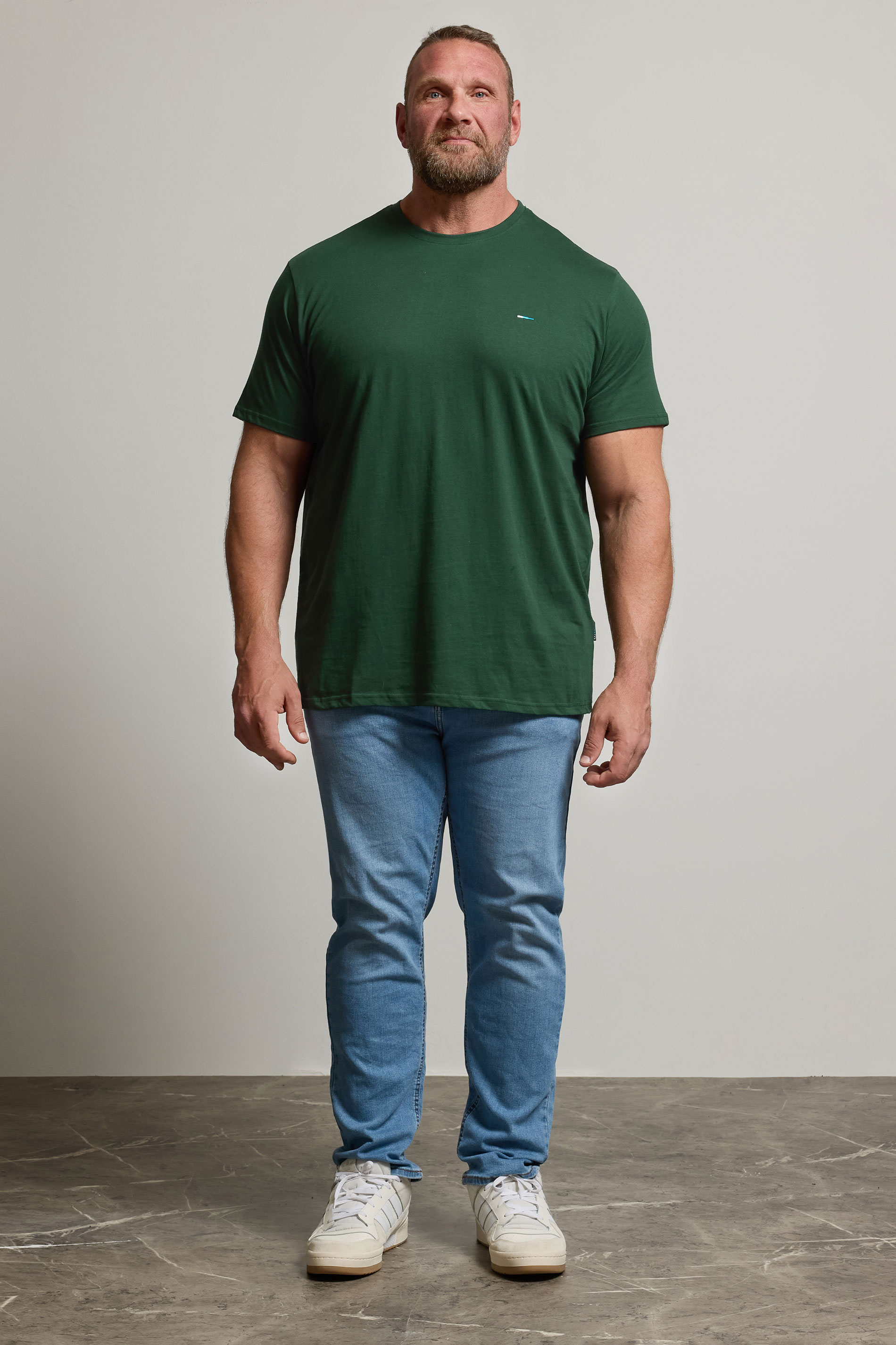 BadRhino Big & Tall Dark Green Core T-Shirt | BadRhino 3