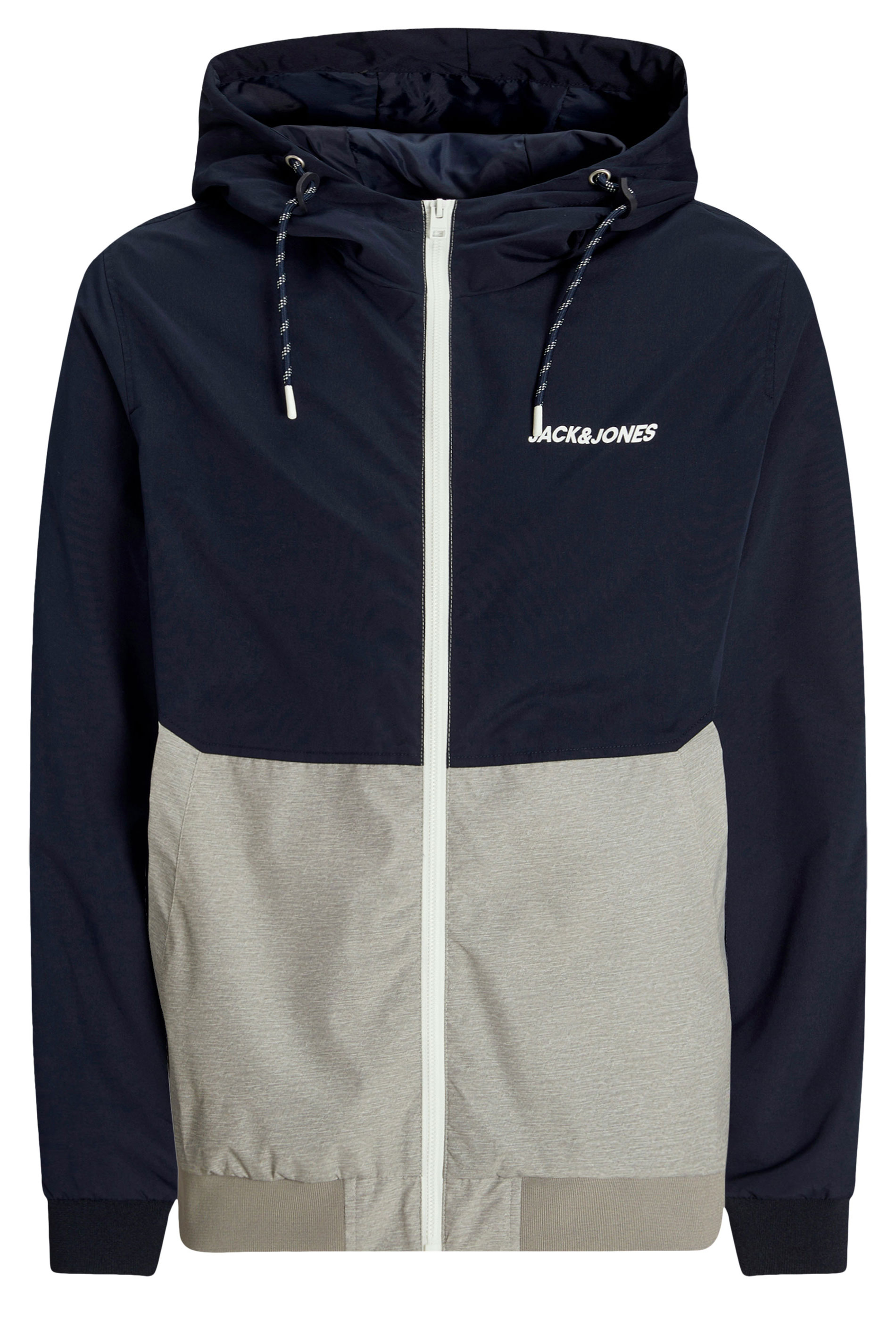 JACK & JONES Big & Tall Navy Blue Bomber Jacket | BadRhino 2