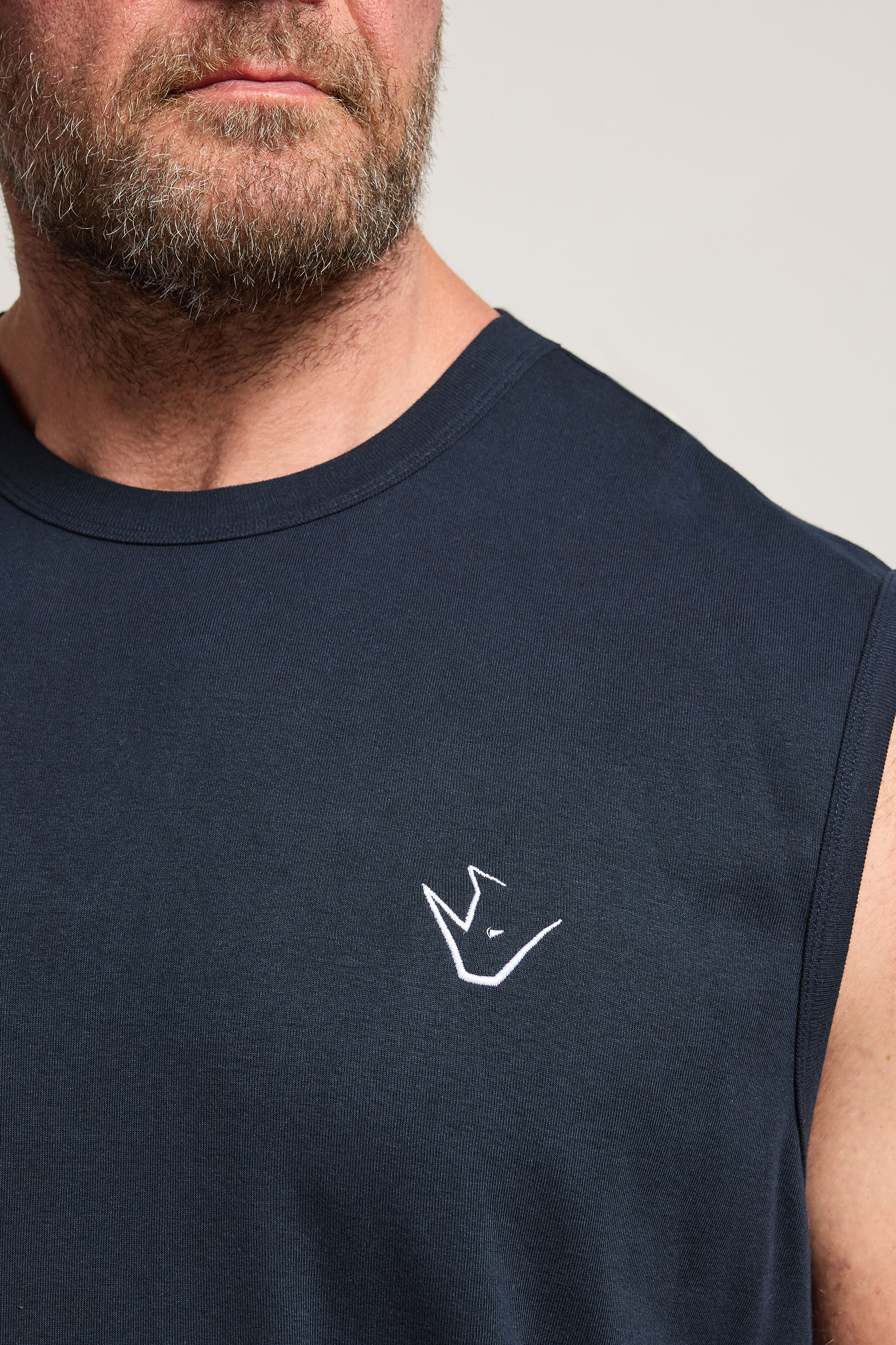 IronRhino Big & Tall Navy Blue 'Rest Day' Vest 4