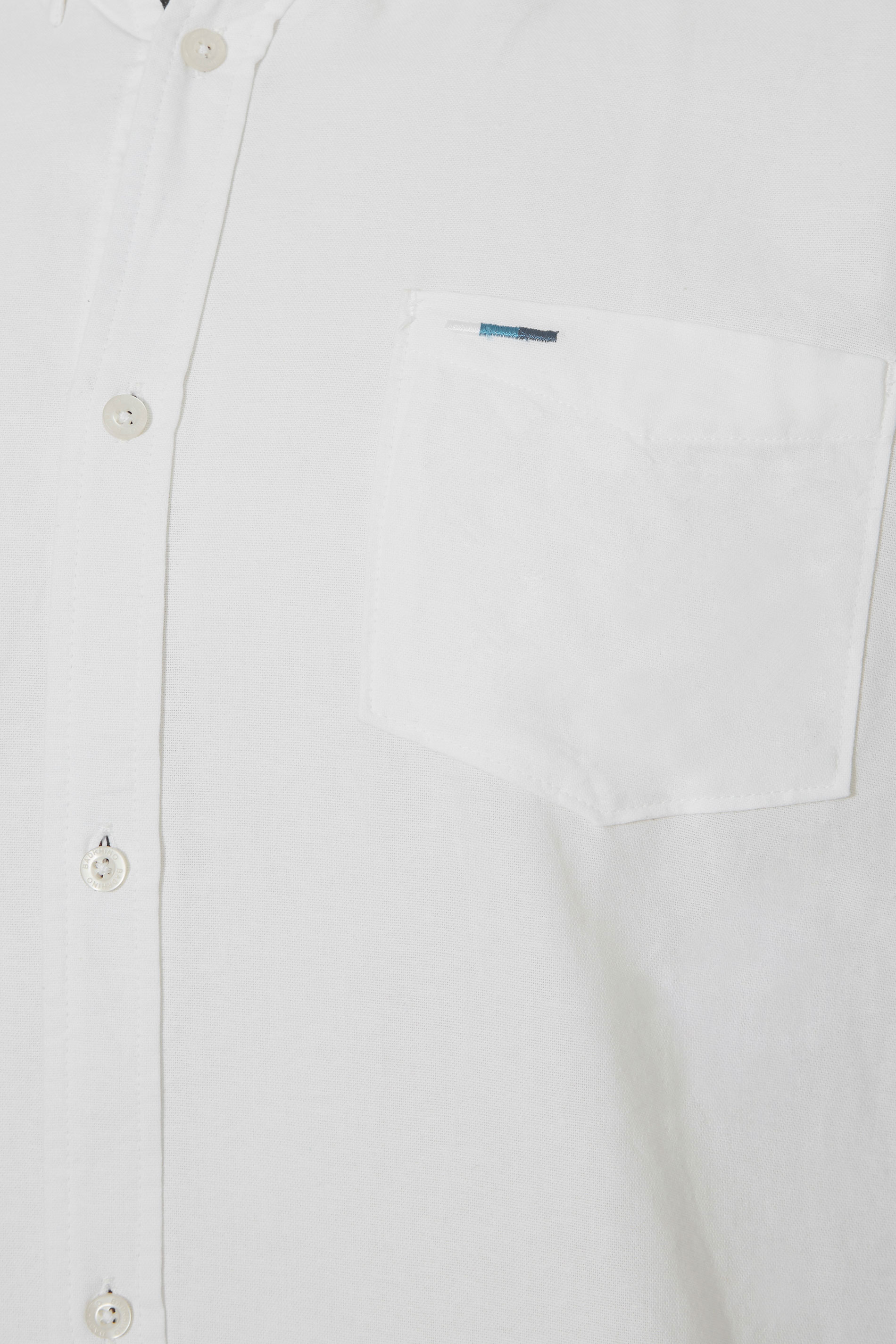 BadRhino White Essential Long Sleeve Oxford Shirt | BadRhino 2