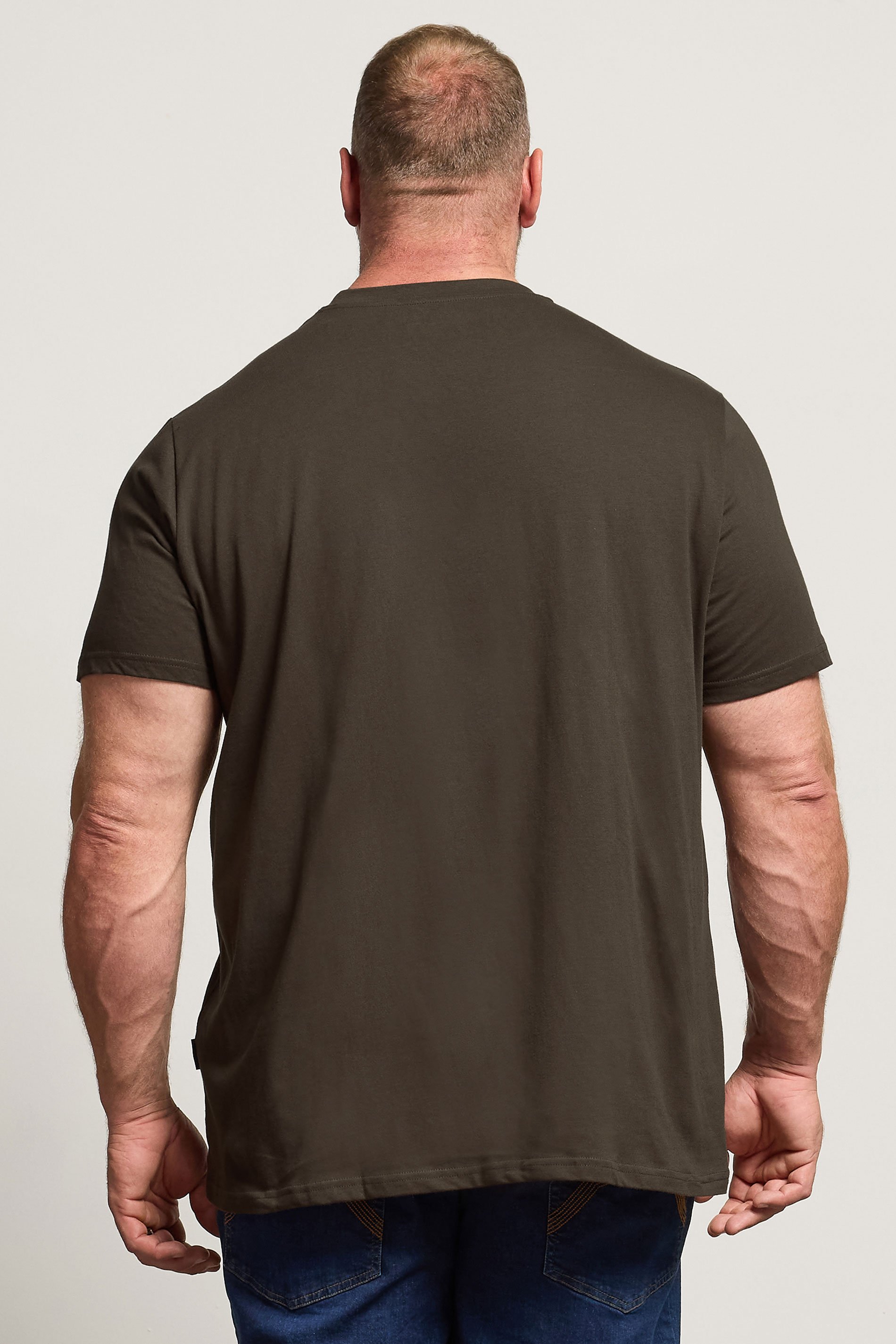 BadRhino Big & Tall Chocolate Brown T-Shirt | BadRhino 3
