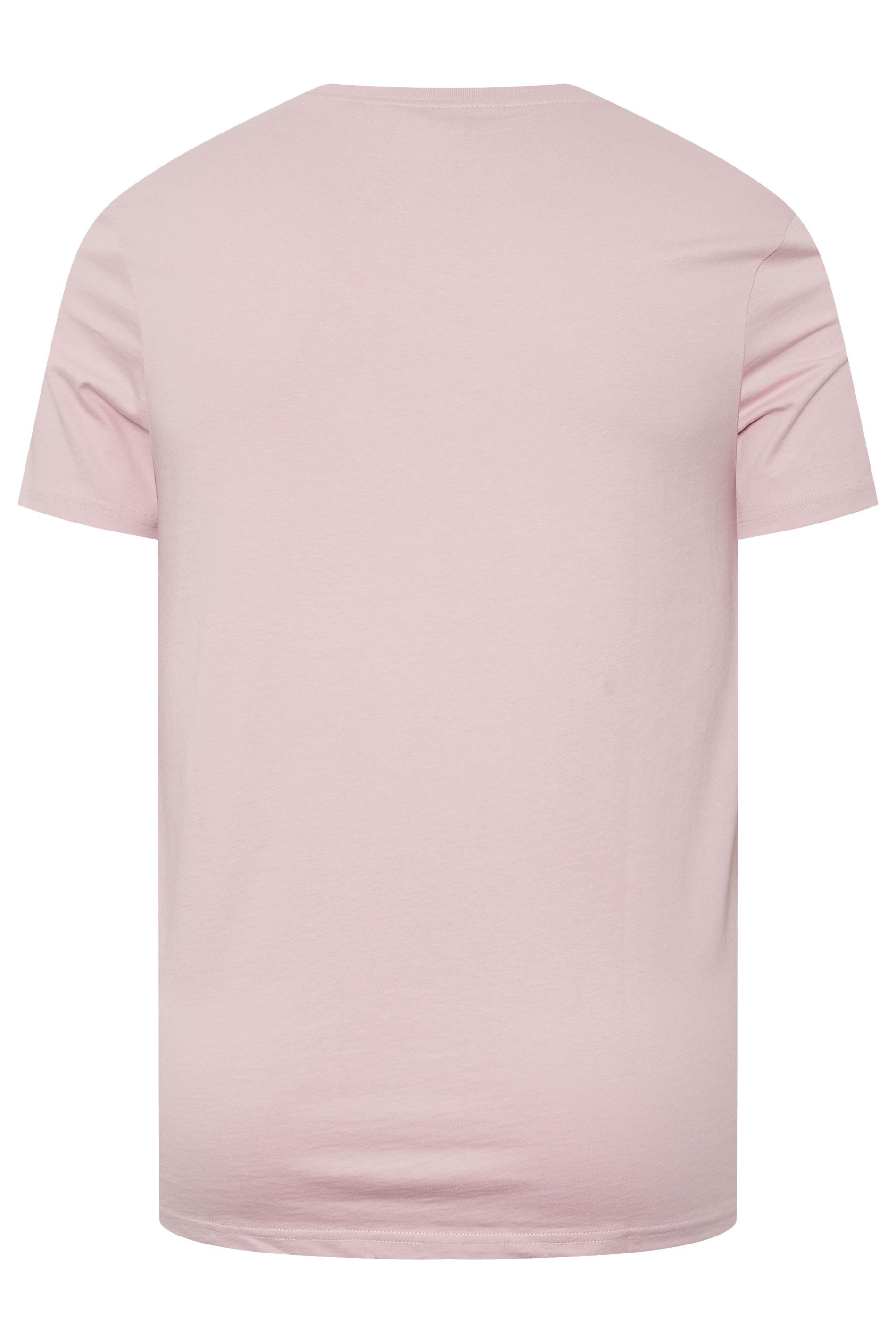 LYLE & SCOTT Big & Tall Pink Core T-Shirt | BadRhino 4