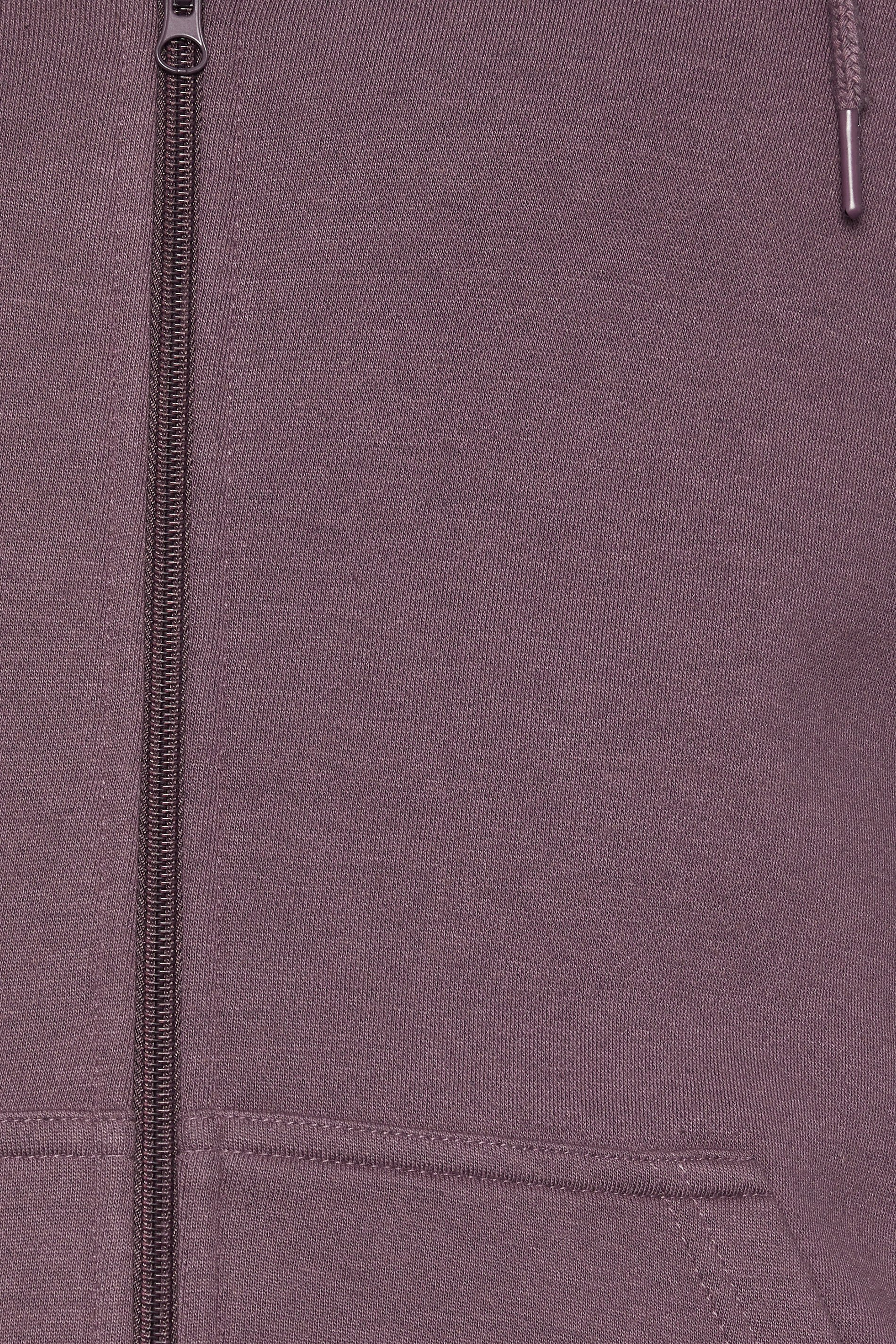 BadRhino Big & Tall Plum Purple Premium Zip Through Hoodie | BadRhino 3
