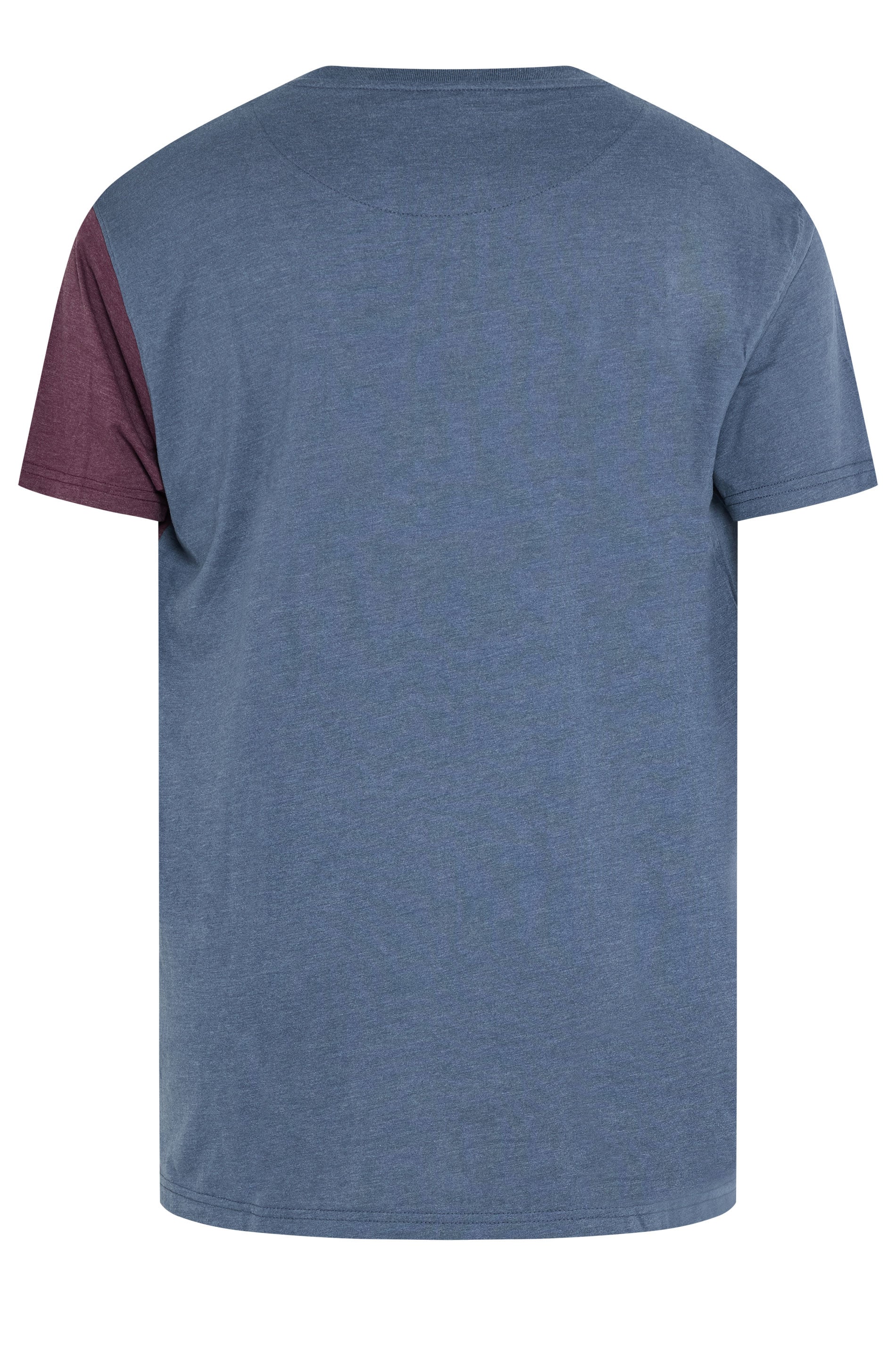 KAM Big & Tall Indigo Blue Stripe T-Shirt | BadRhino 2