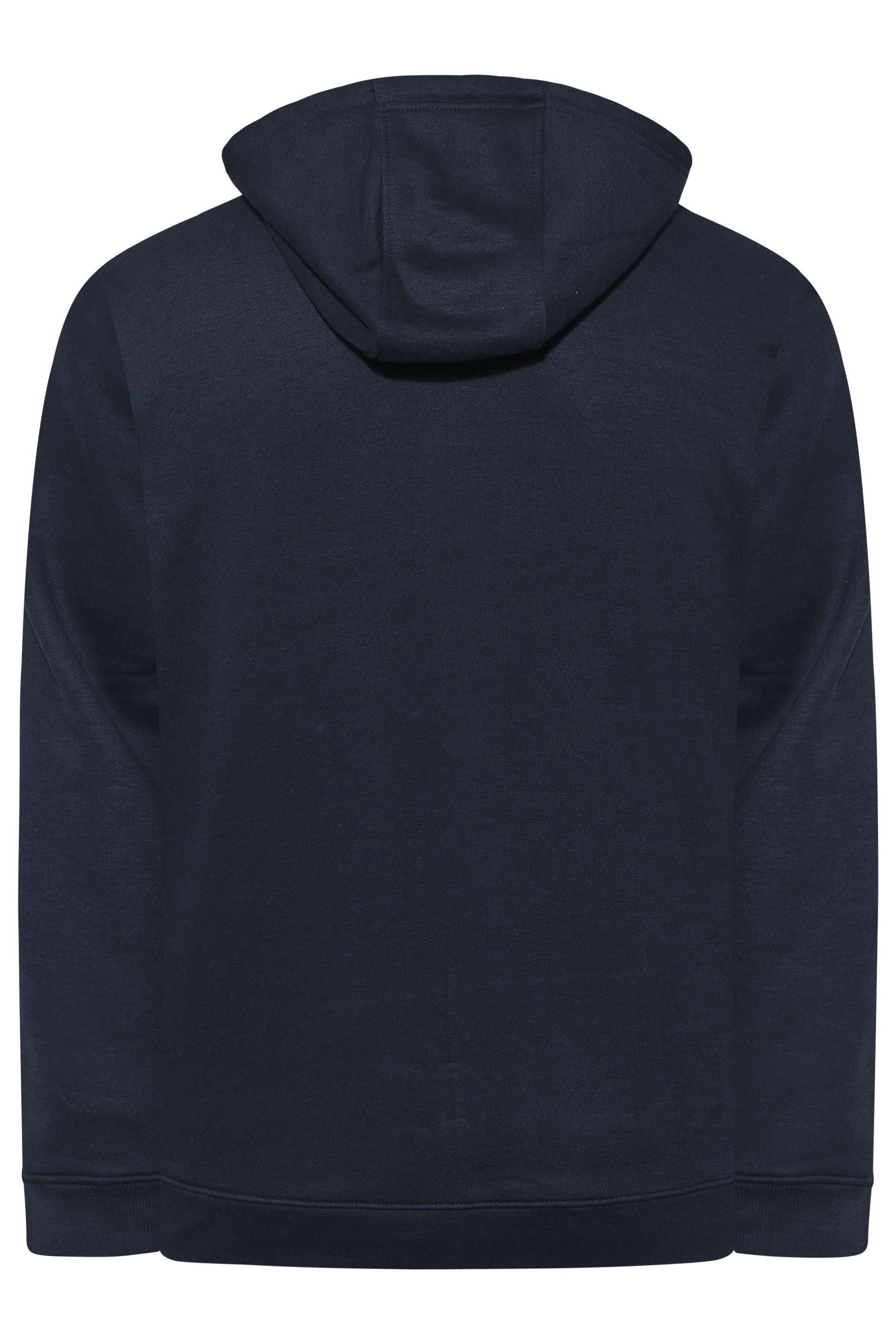 BadRhino Big & Tall 2 PACK Navy Blue Zip Through Hoodies | BadRhino 9